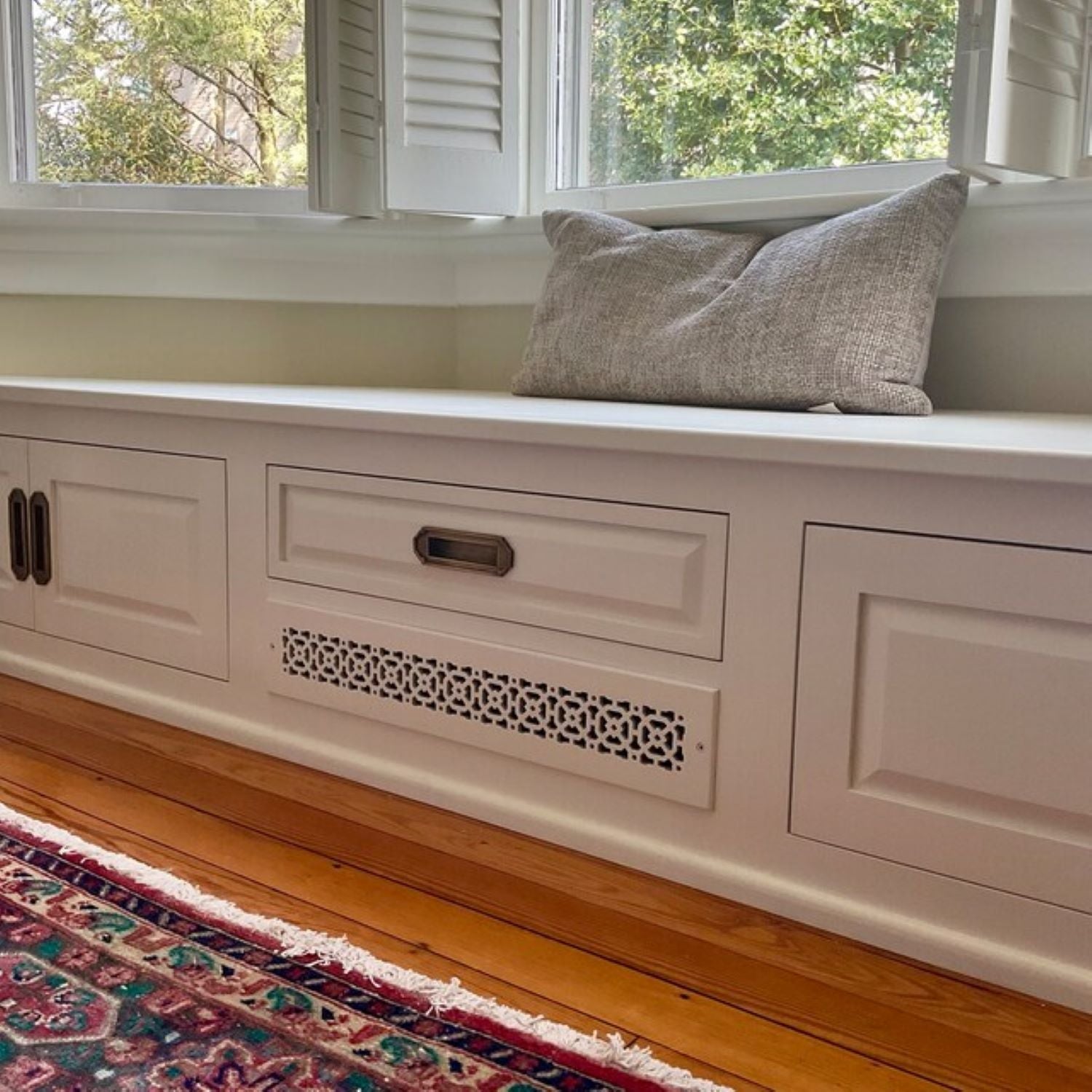 Image of a vent cover placed aesthetically in the home.