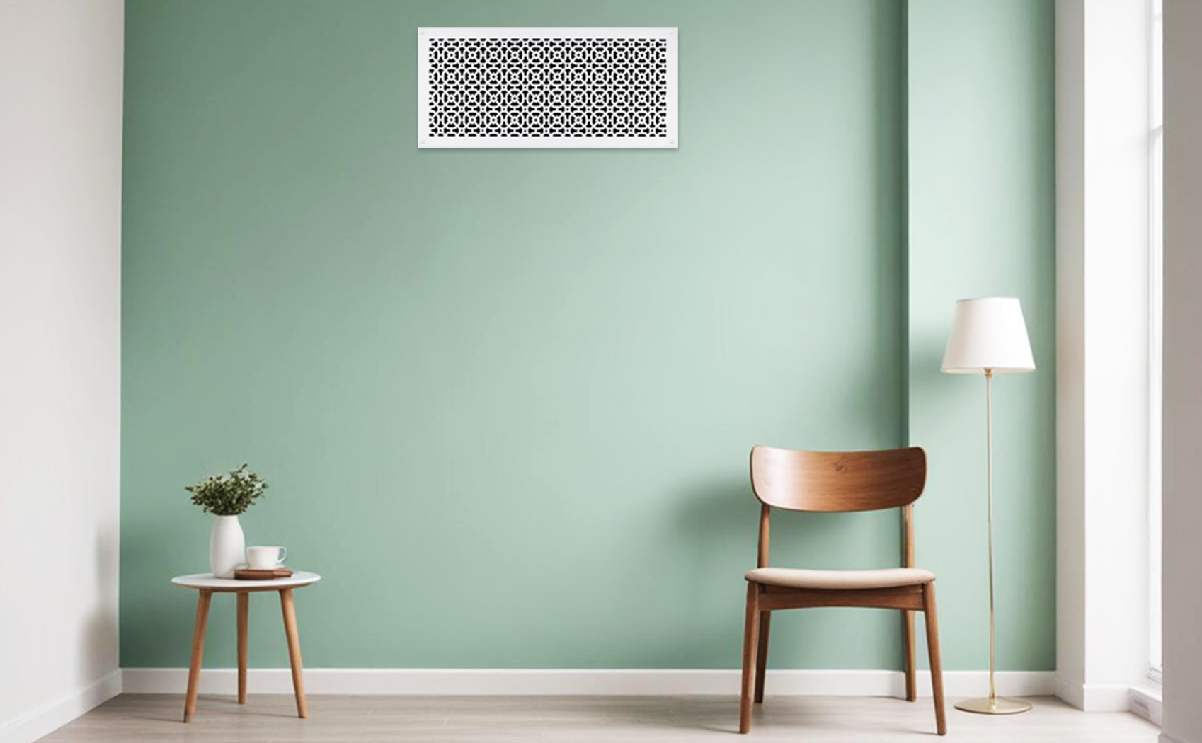 Achtek 10"x24" Heavy Cast Aluminum AIR RETURN | Powder Coated