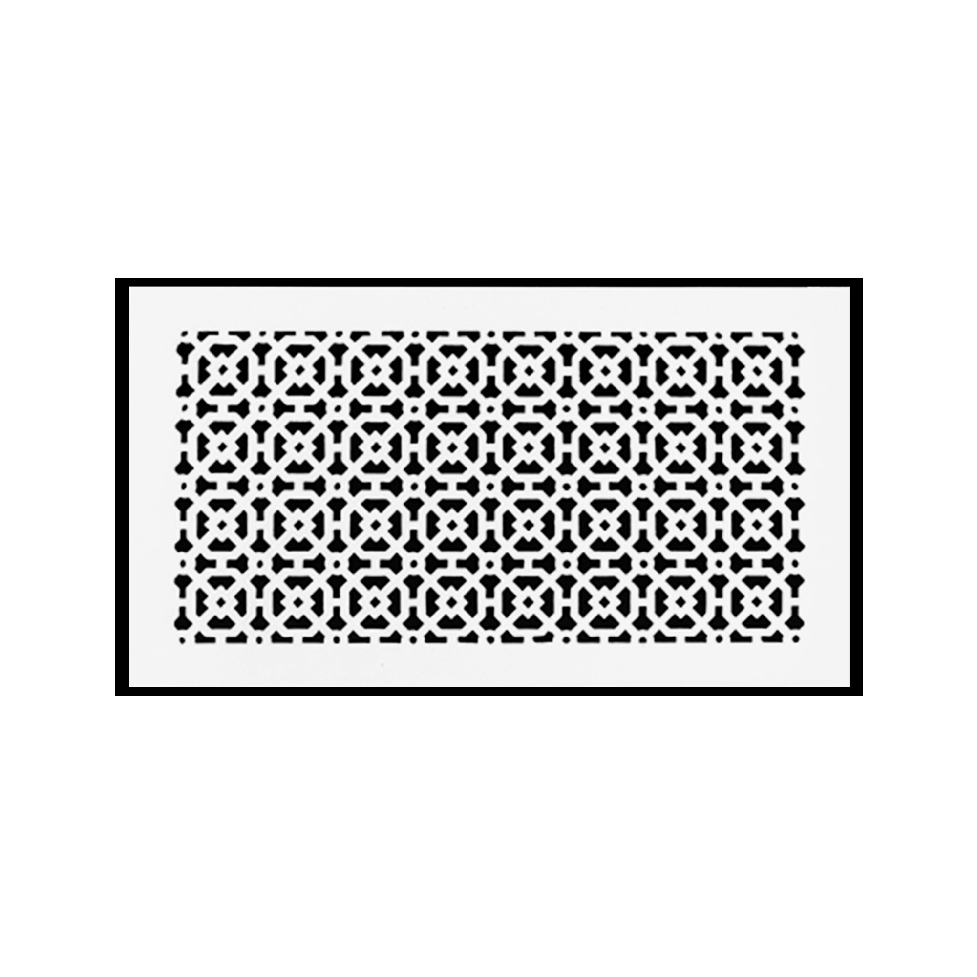 Achtek 10"x18" Heavy Cast Aluminum AIR RETURN | Powder Coated