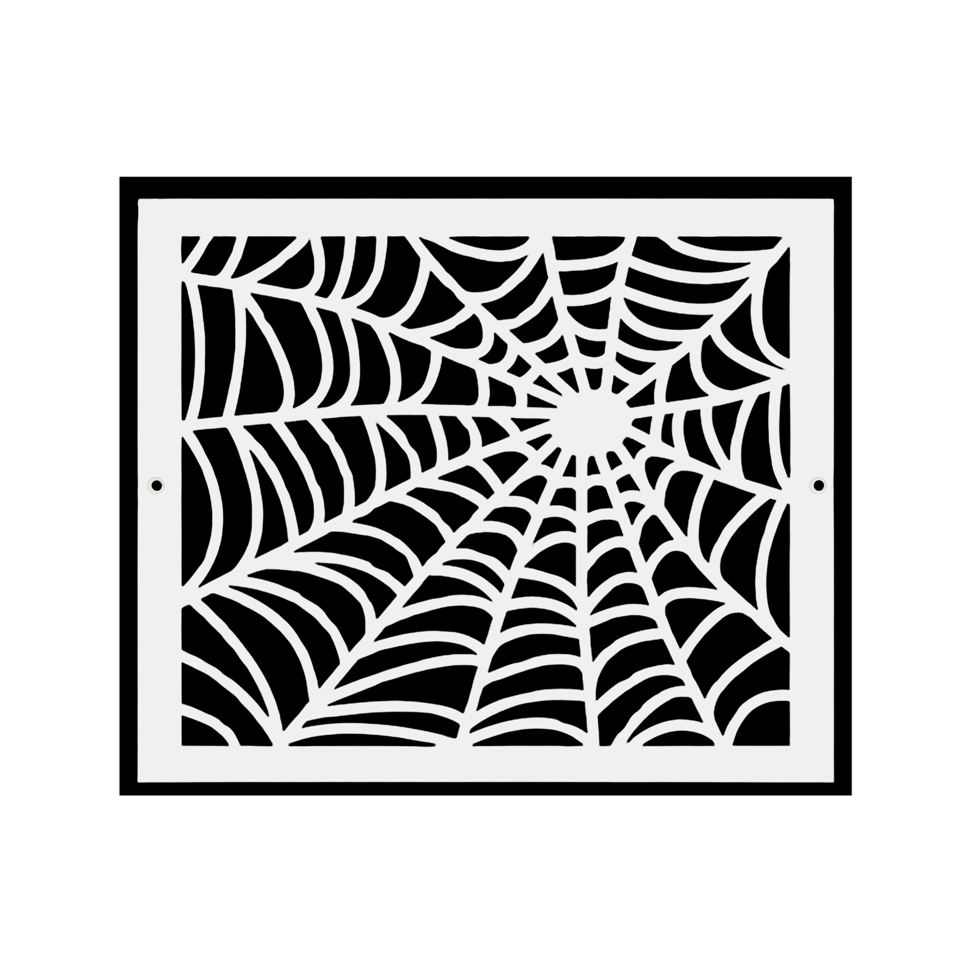 SPIDER WEB Air Return 12"x14" Duct Opening Gothic| Heavy Cast Aluminum Cover Grill (14"x16" Overall) | Powder Coated