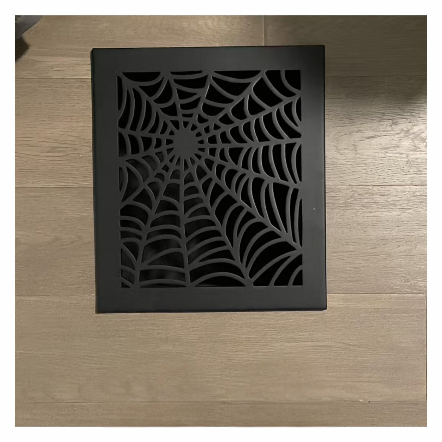 SPIDER WEB Air Return 12"x14" Duct Opening Gothic| Heavy Cast Aluminum Cover Grill (14"x16" Overall) | Powder Coated