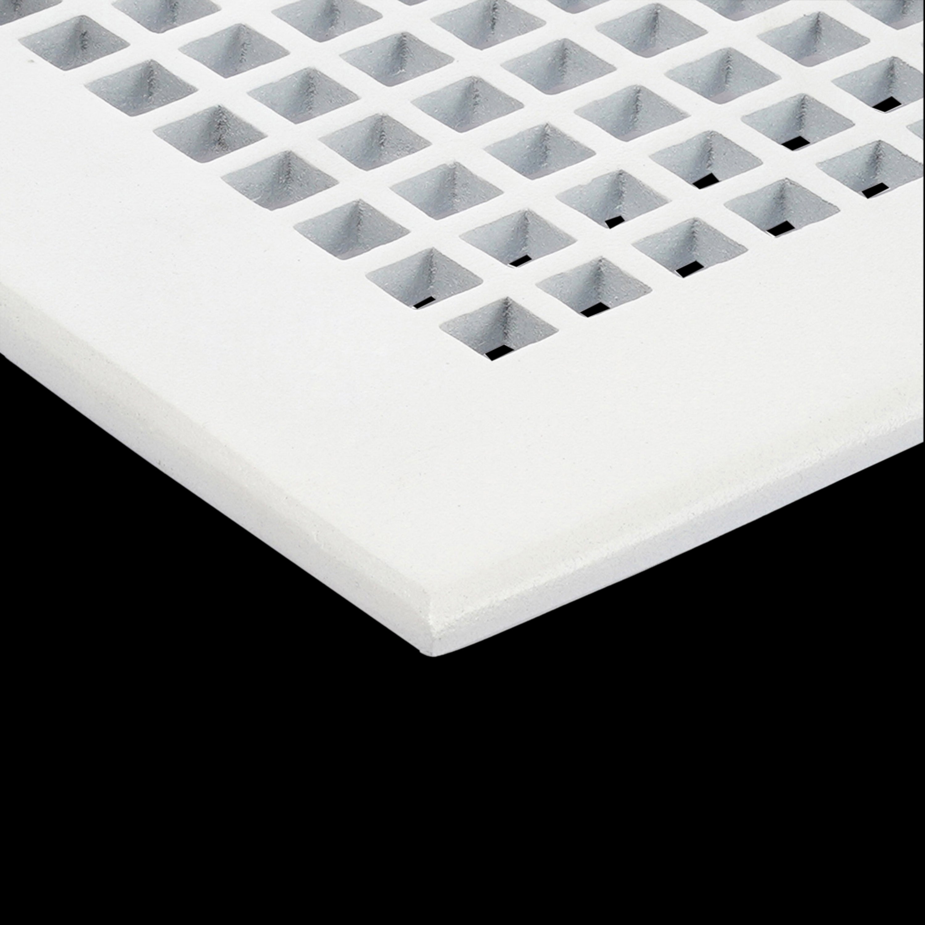 Mosaïque 6"x24" Aluminium moulé lourd RETOUR D'AIR | Revêtement en poudre