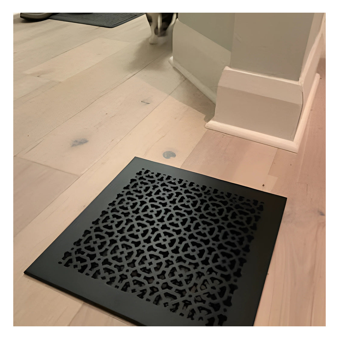 Achtek 14"x14" Retour d'air en fonte d'aluminium robuste | Revêtement en poudre