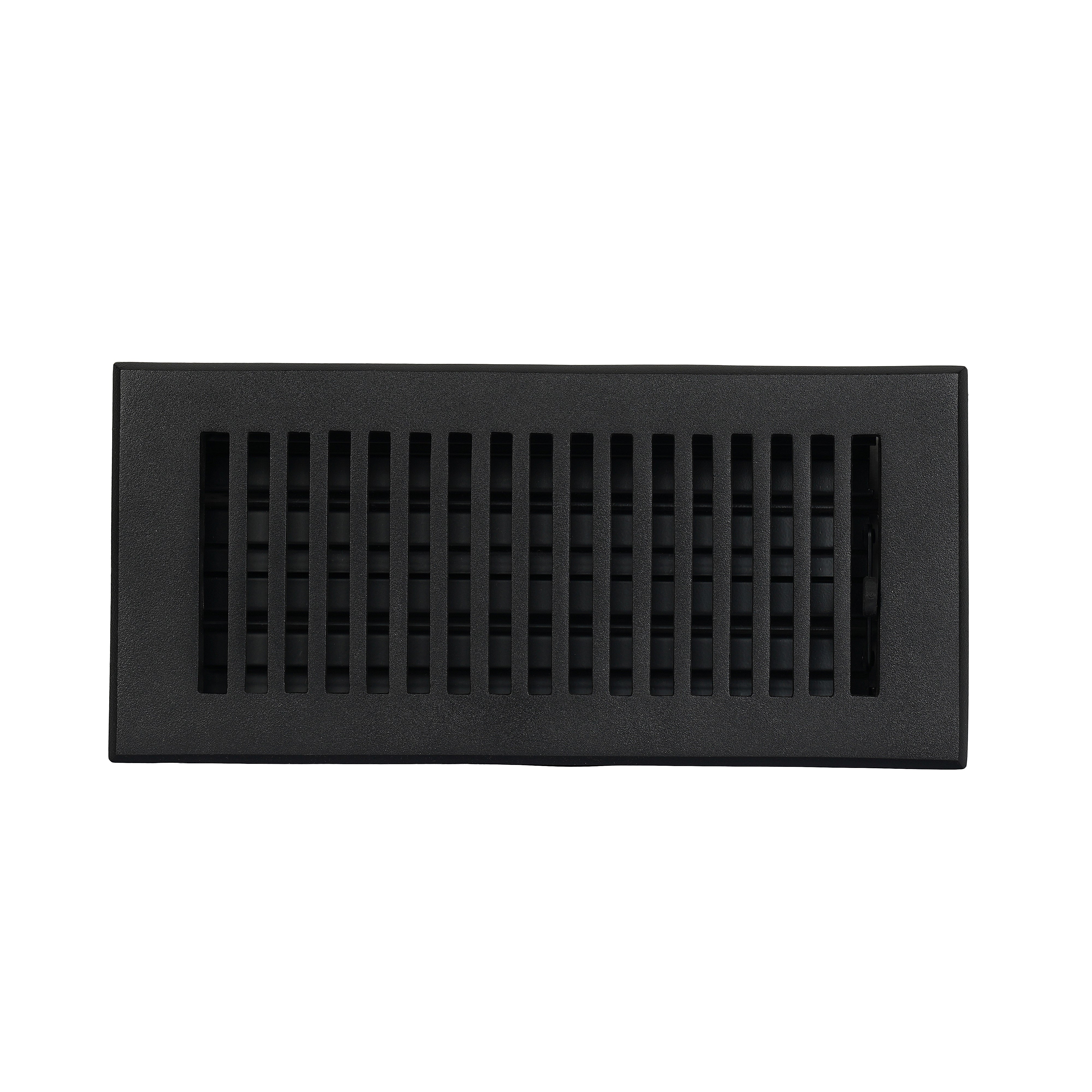 Sleek 4"x10" Solid Cast Aluminum louvered Air Supply | Powder Coated
