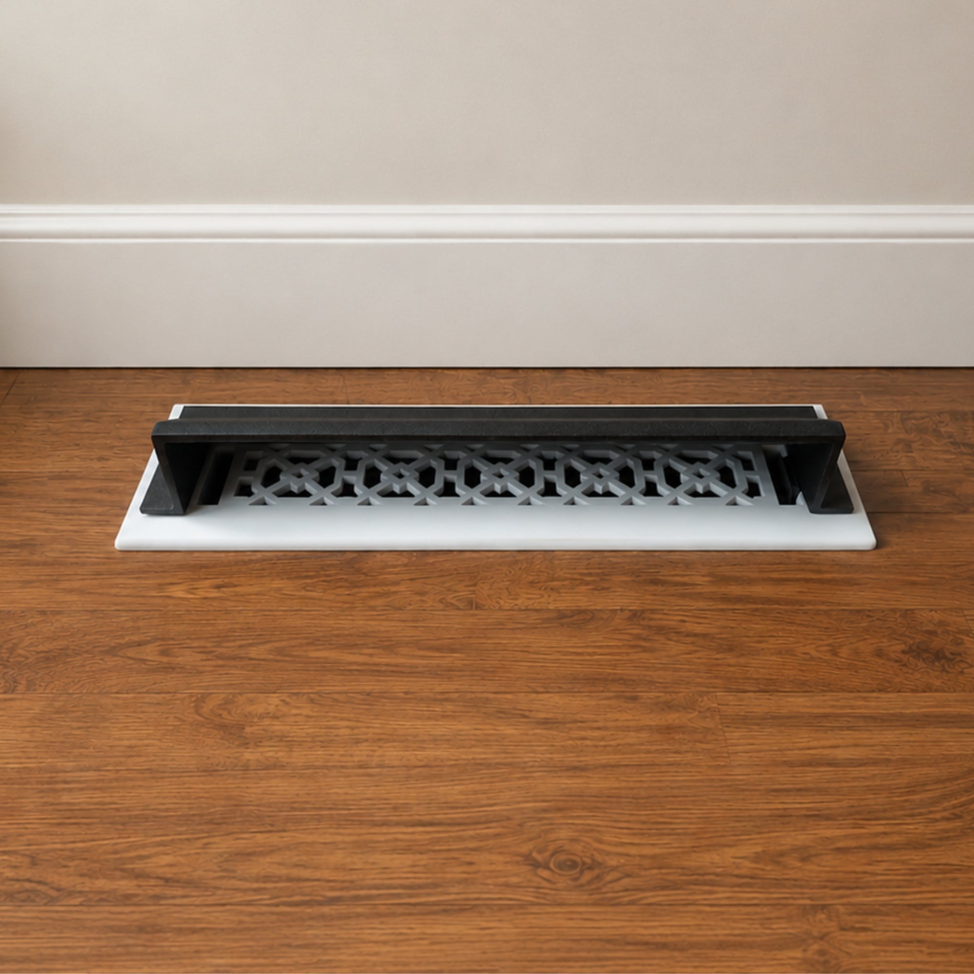 Solid Metal Deflector 2"x12" Unbreakable Cast Aluminum | Air & Heat Diverter
