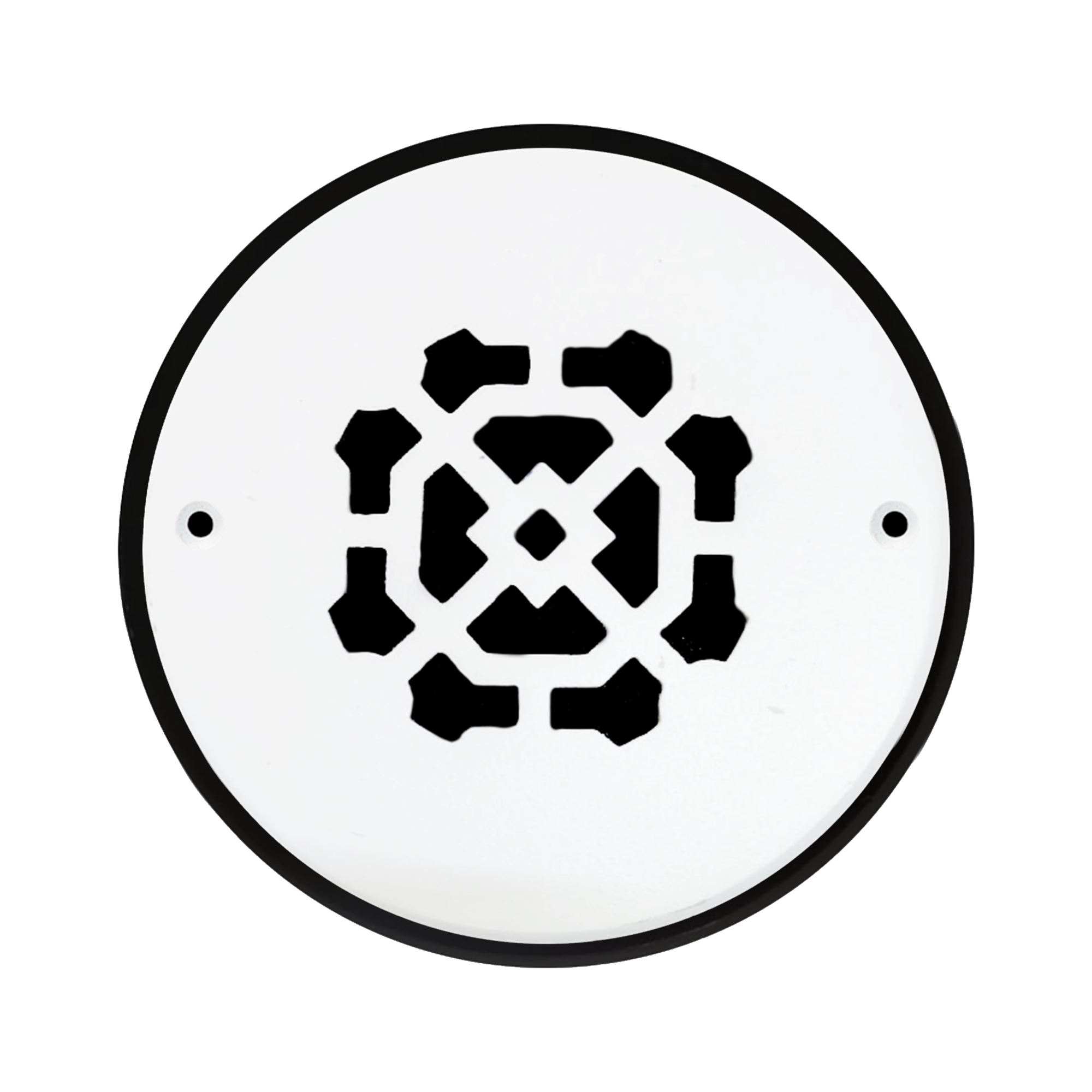 Achtek 3.5" Duct (5" Overall) Round Vent Cast Aluminum Handcrafted