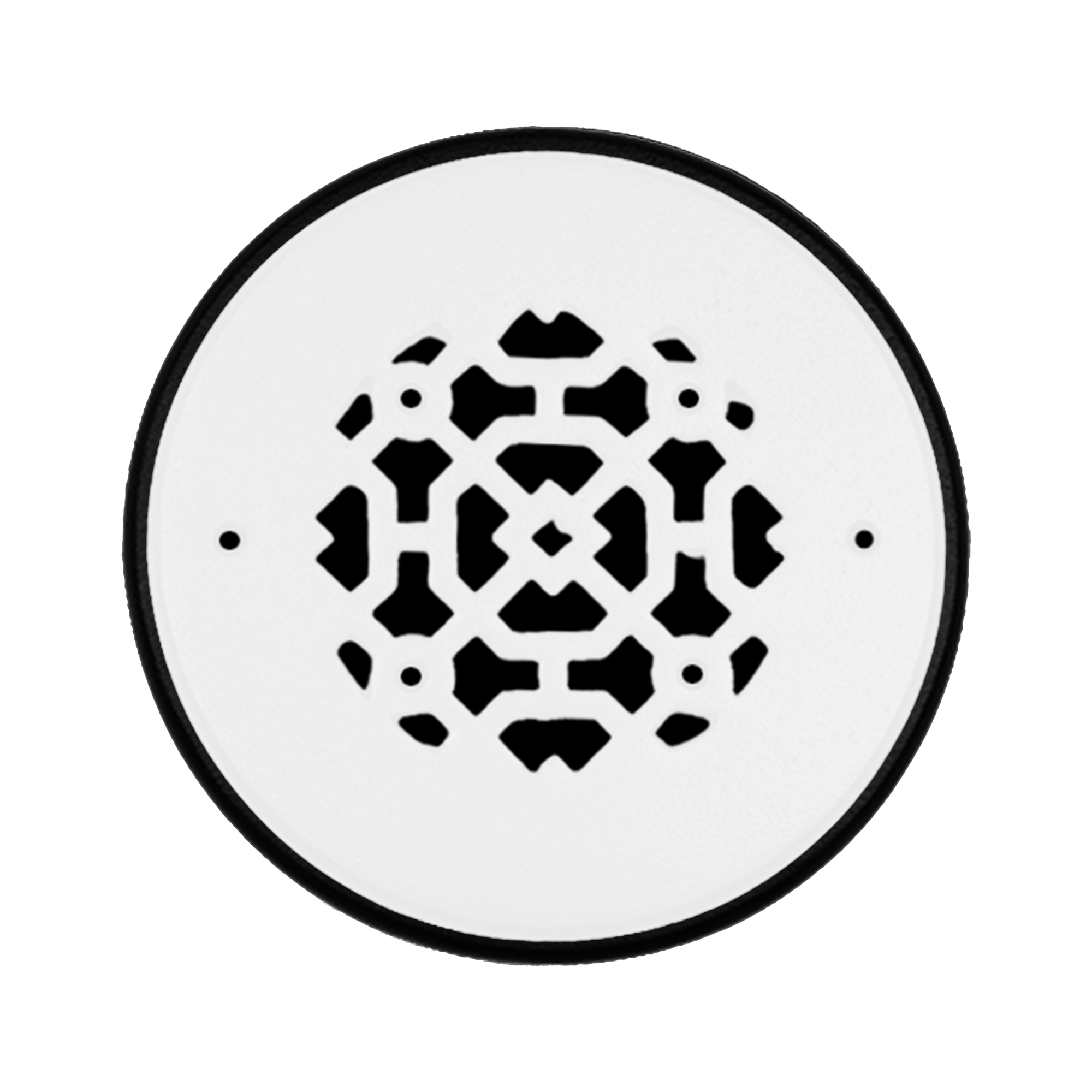 Achtek 4.5" Duct (6" Overall) Round Vent Cast Aluminum Handcrafted