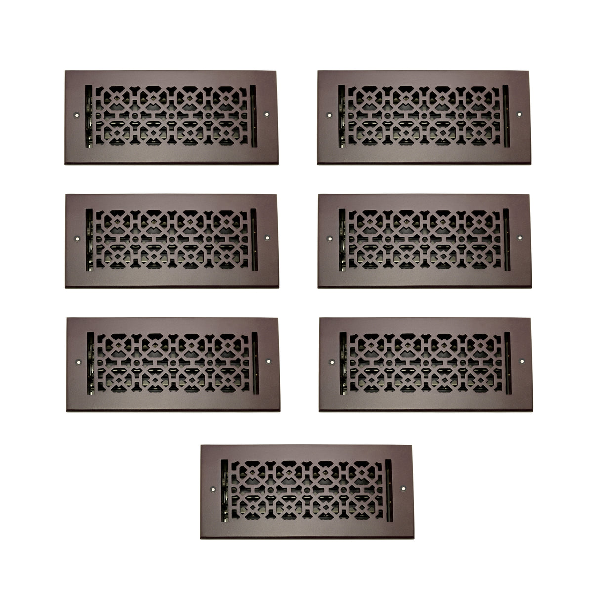 Pack of 7 Achtek 4”x10” Wall/Ceiling Air Supply Register