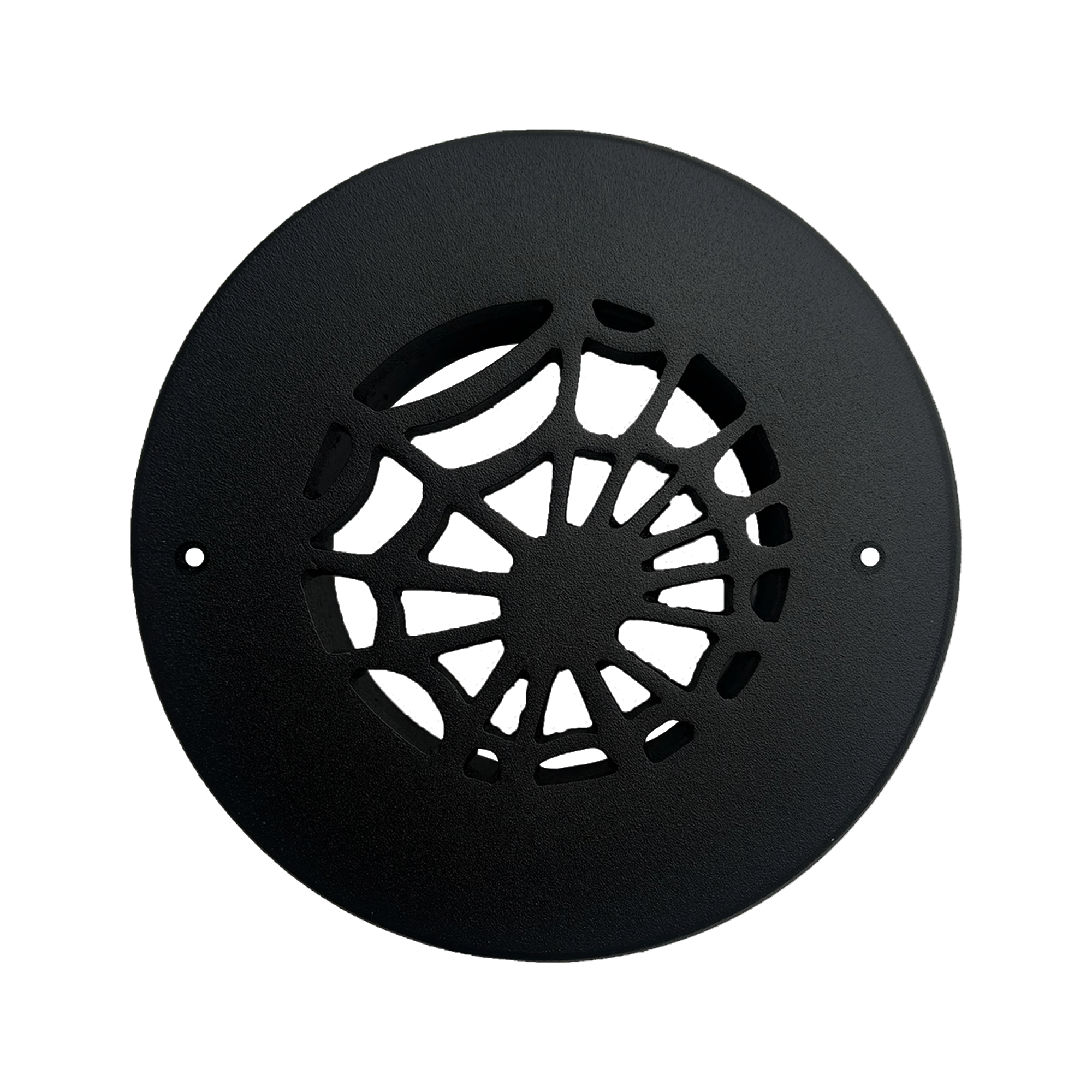 4" Duct (5-1/2" Overall) Spooky Gothic Round Vent Cast Aluminum