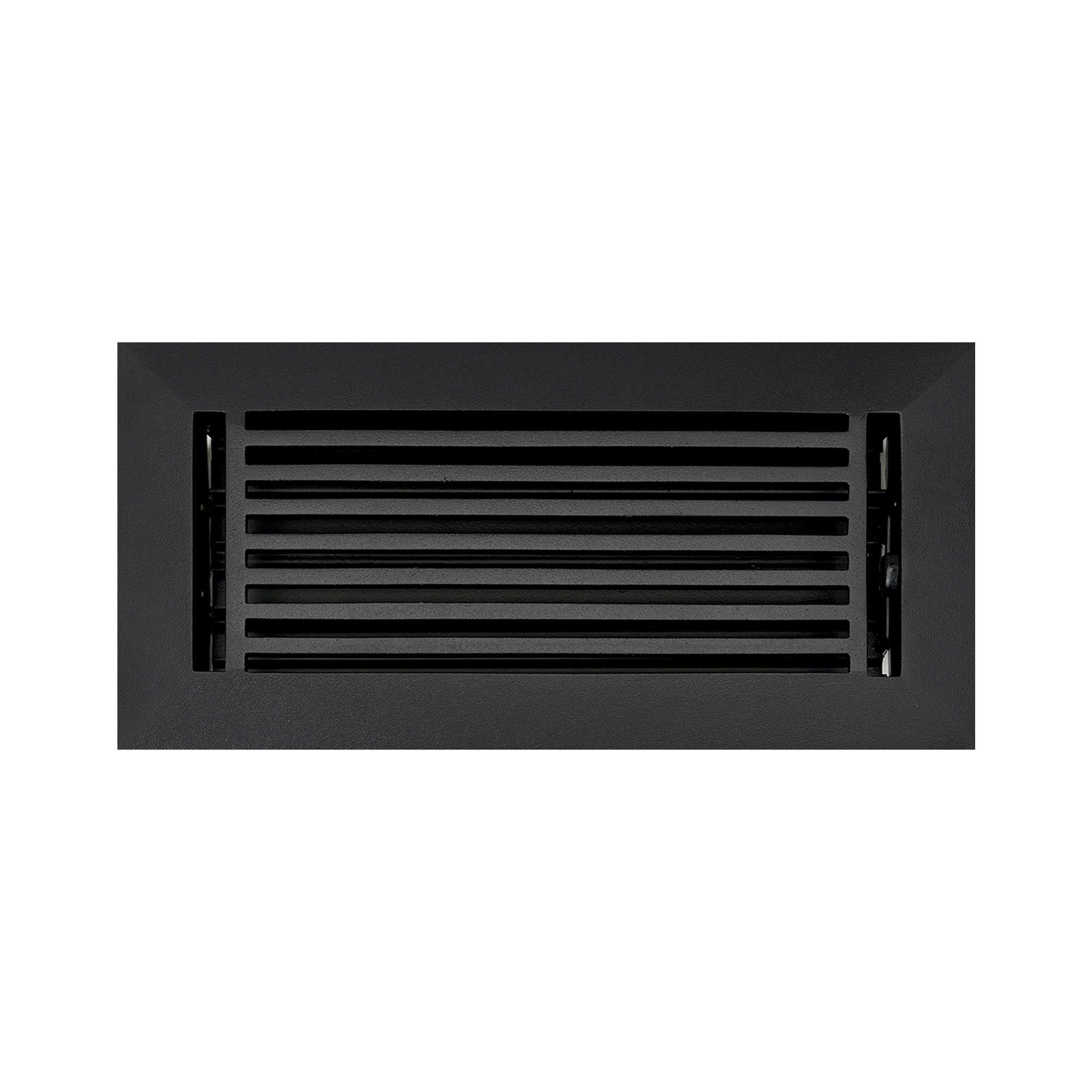 Linear 4"x12" Solid Cast Aluminum louvered Air Supply | Powder Coated