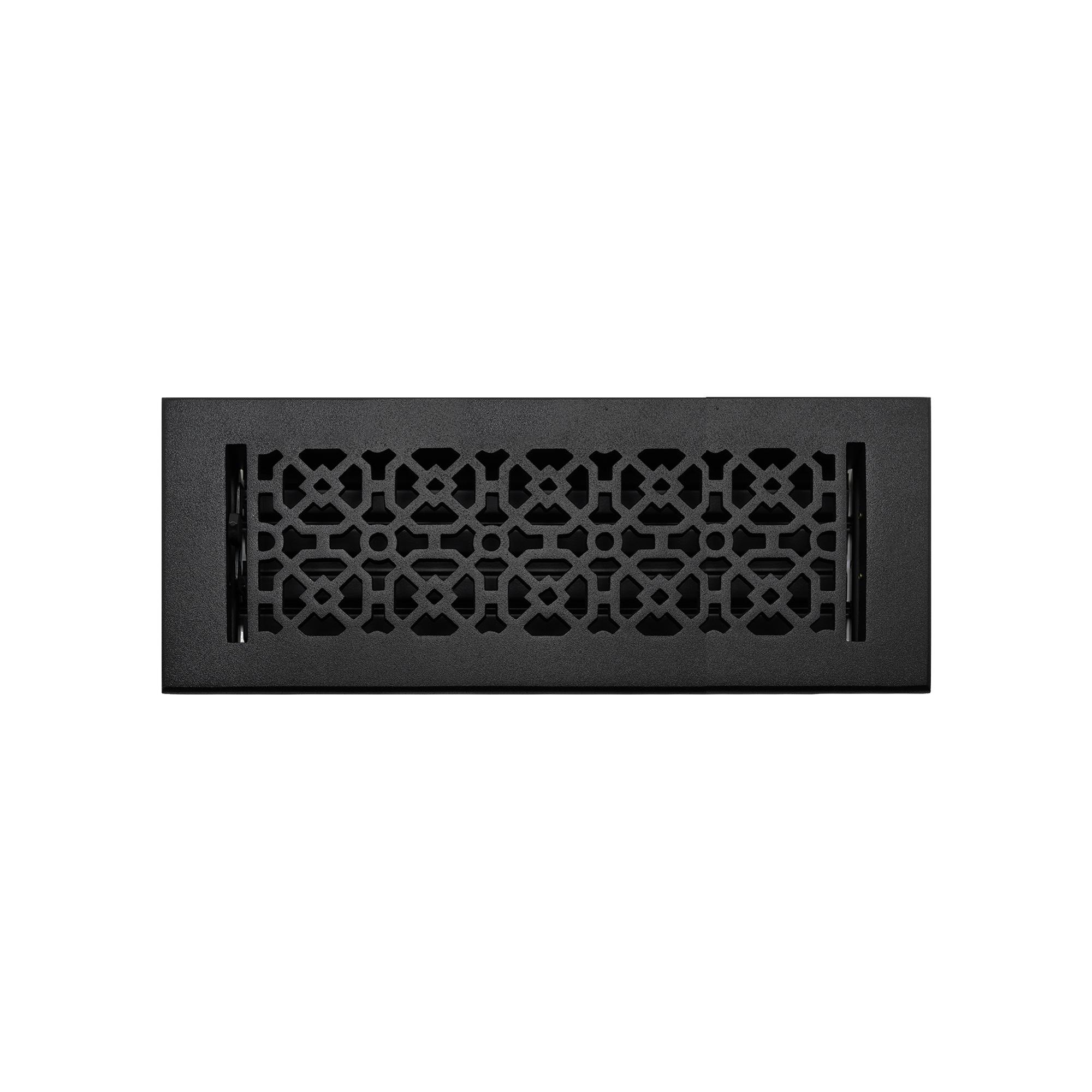 Achtek 4"x12" Solid Cast Aluminum Air Supply louvered Vent | Powder Coated