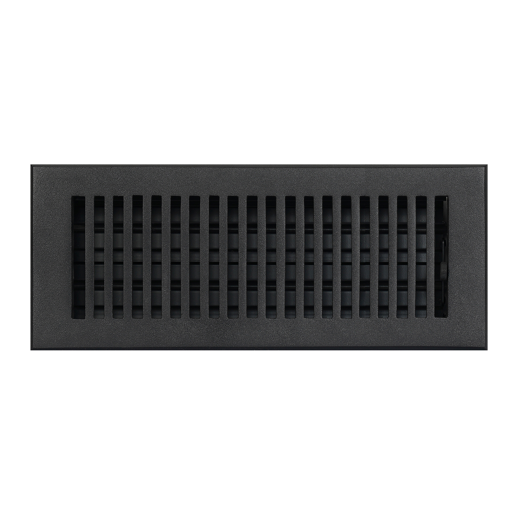 Sleek 4"x12" Solid Cast Aluminum louvered Air Supply | Powder Coated