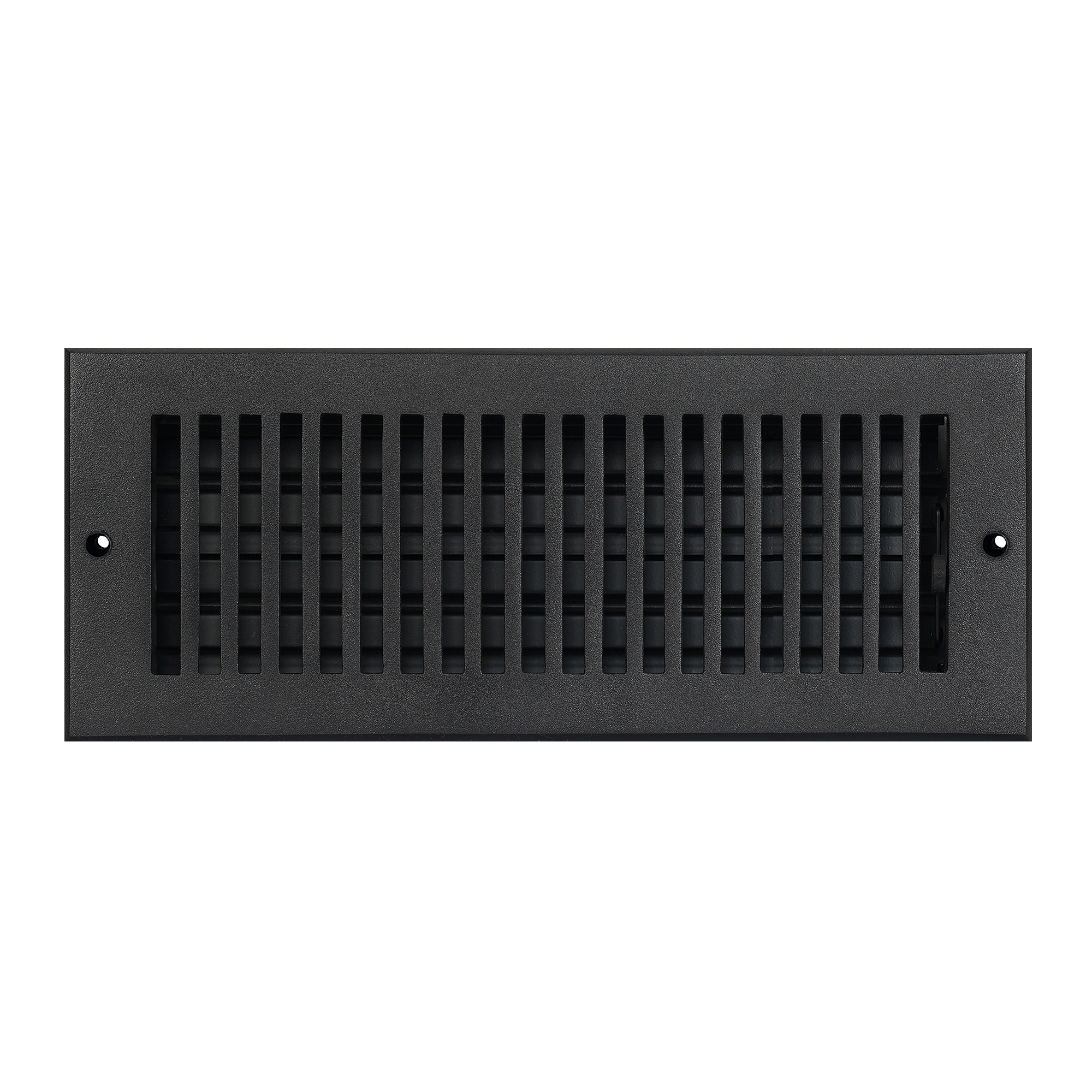 Sleek 4"x12" Solid Cast Aluminum louvered Air Supply | Powder Coated