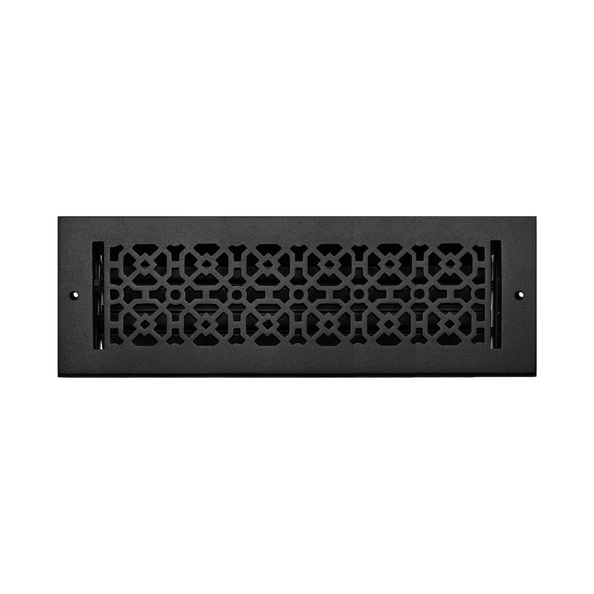 Achtek 4"x14" Solid Cast Aluminum Air Supply louvered Vent | Powder Coated
