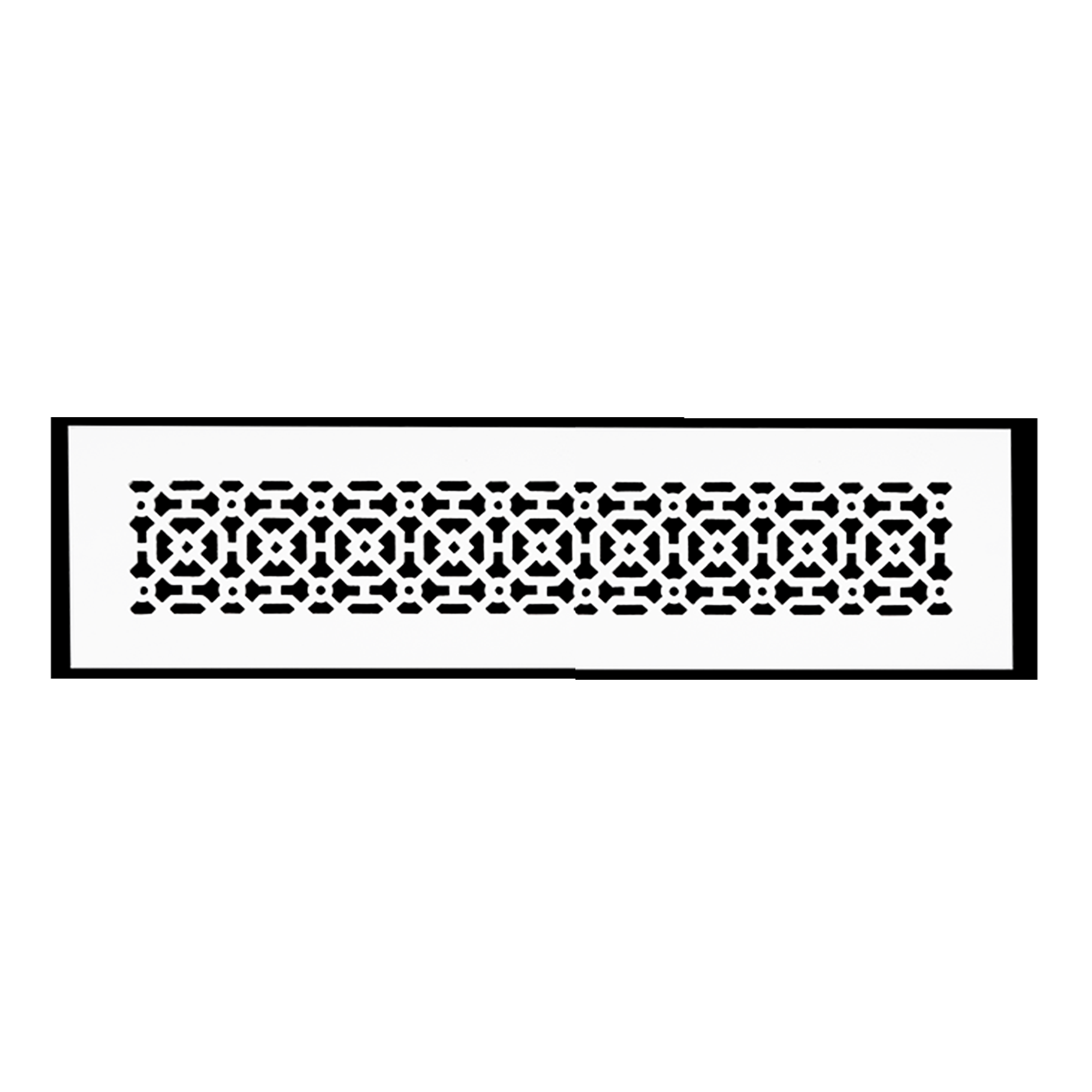 Achtek 4"x20" Heavy Cast Aluminum AIR RETURN | Powder Coated