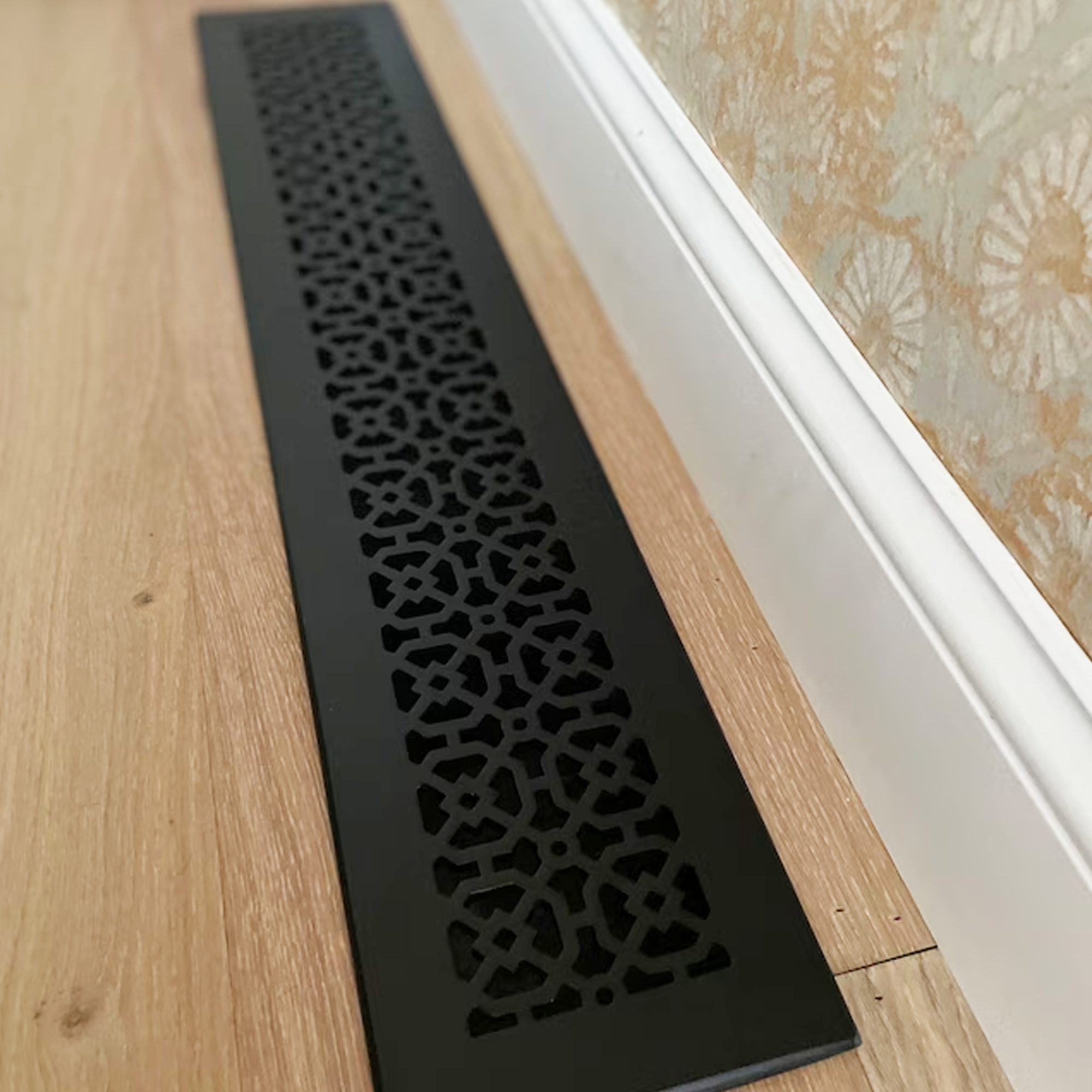 Achtek 4"x28" Heavy Cast Aluminum AIR RETURN | Powder Coated