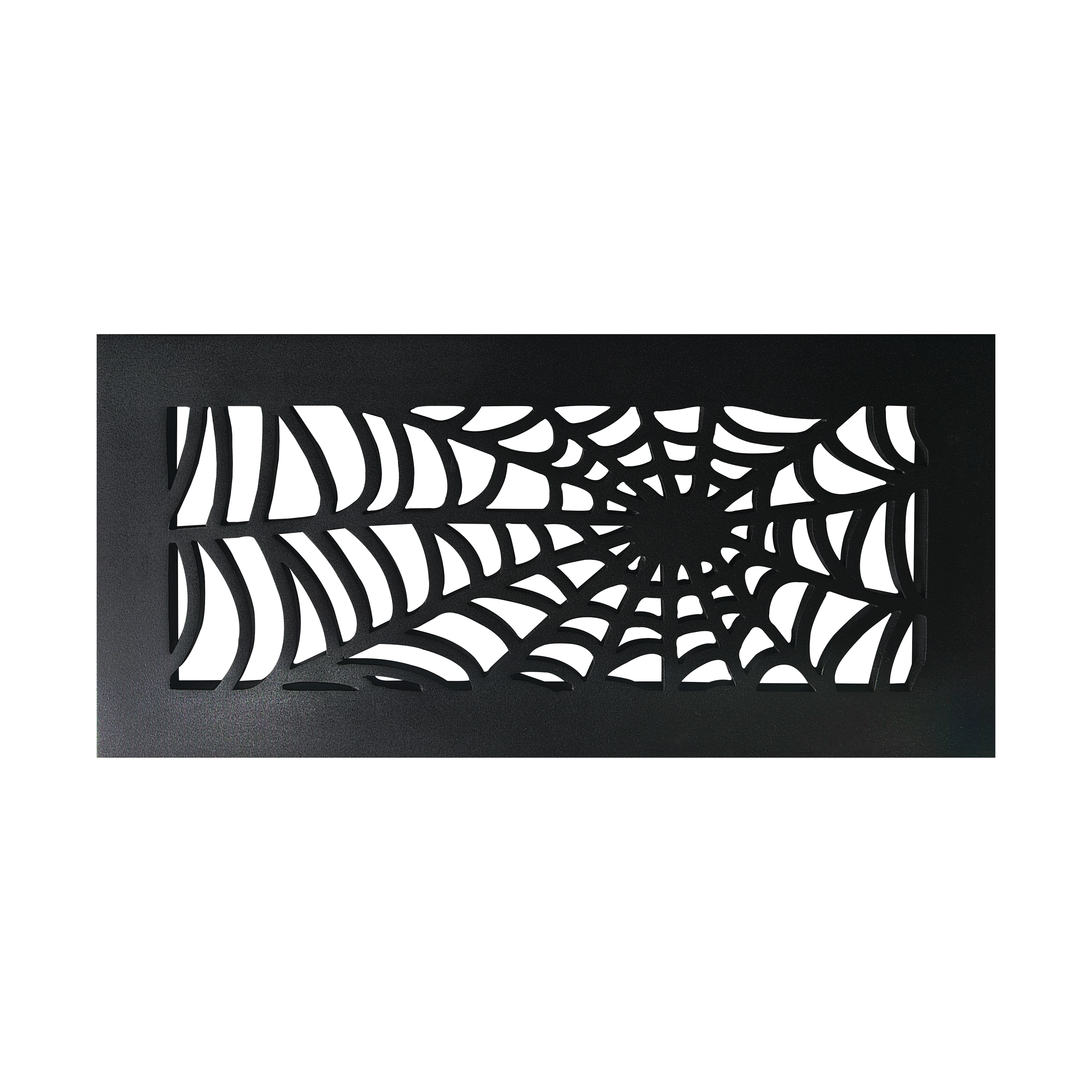 SPIDER WEB Air Return 6"x14" Duct Opening Gothic| Heavy Cast Aluminum Cover Grill (8"x16" Overall) | Powder Coated