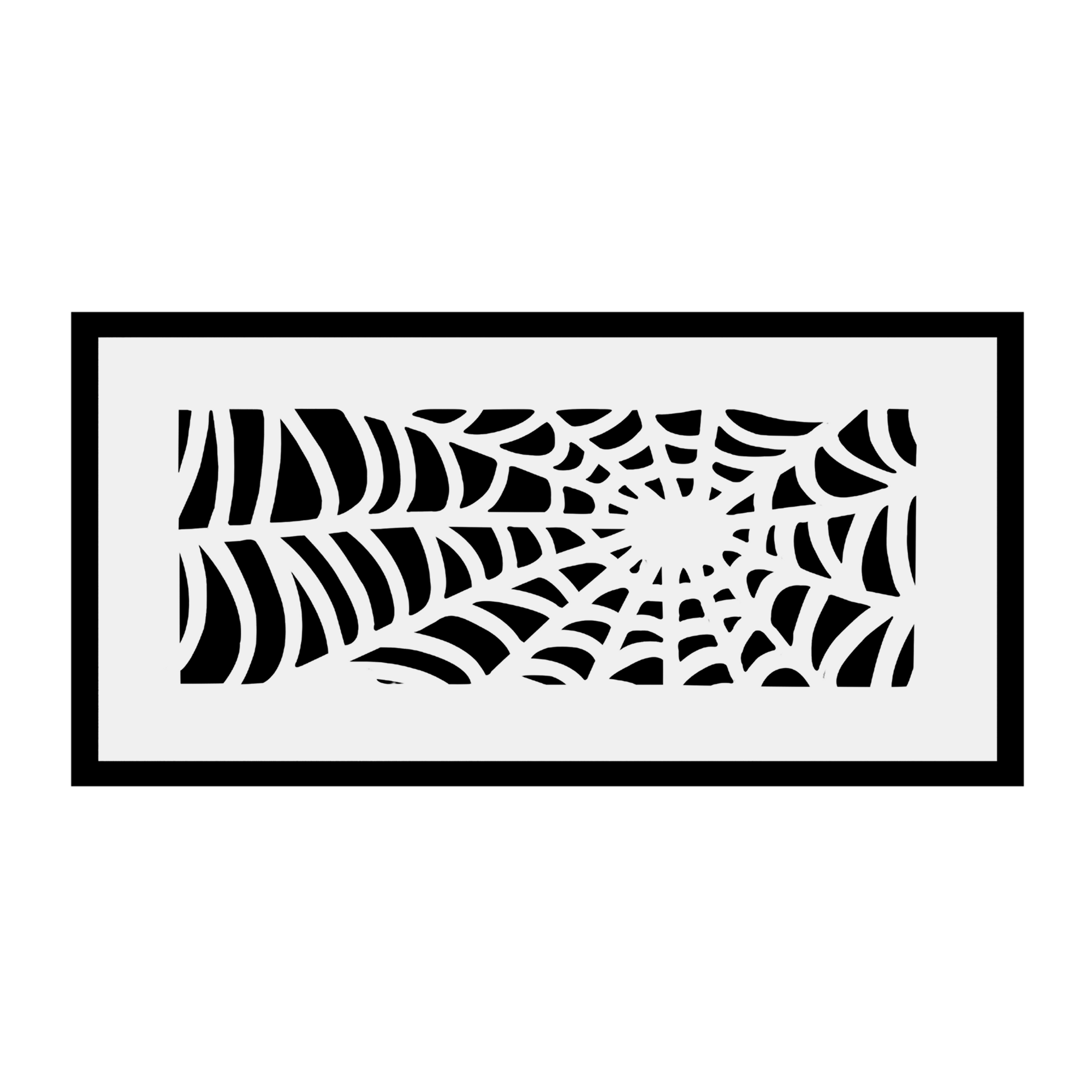 SPIDER WEB Air Return 6"x14" Duct Opening Gothic| Heavy Cast Aluminum Cover Grill (8"x16" Overall) | Powder Coated
