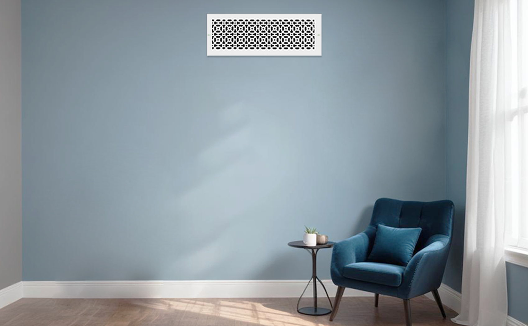 Achtek 6"x20" Heavy Cast Aluminum AIR RETURN | Powder Coated