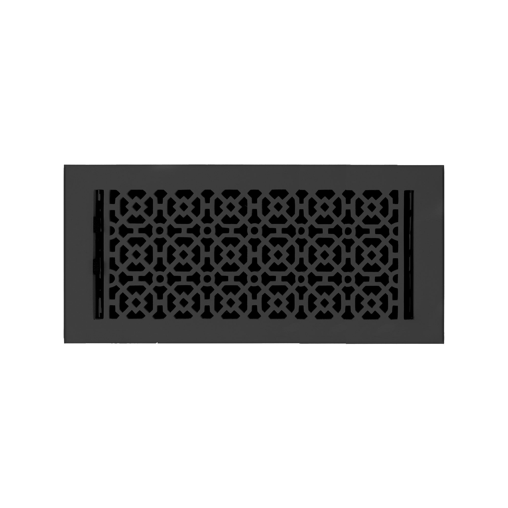 Achtek 6"x14" Solid Cast Aluminum Air Supply louvered Vent | Powder Coated