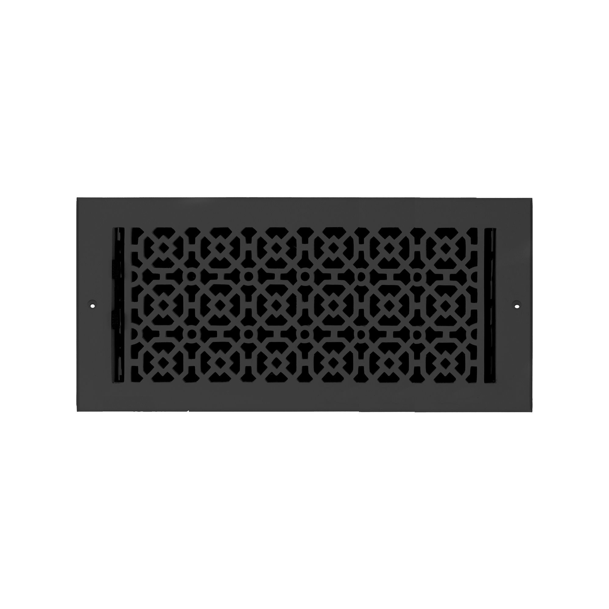 Achtek 6"x14" Solid Cast Aluminum Air Supply louvered Vent | Powder Coated