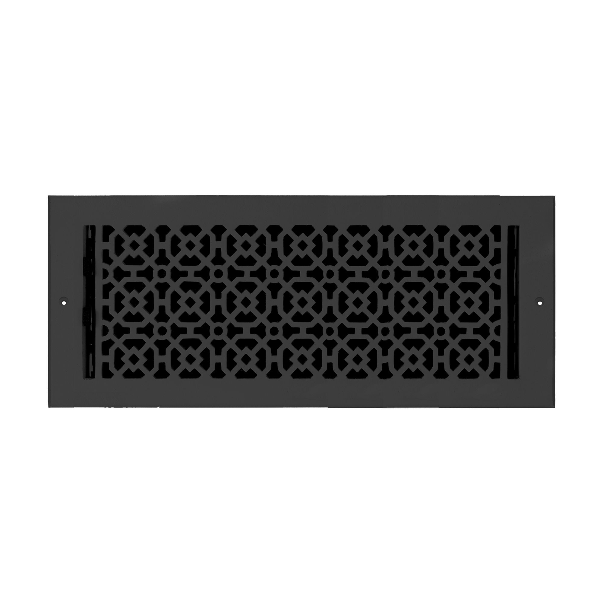 Achtek 6"x16" Solid Cast Aluminum Air Supply louvered Vent | Powder Coated