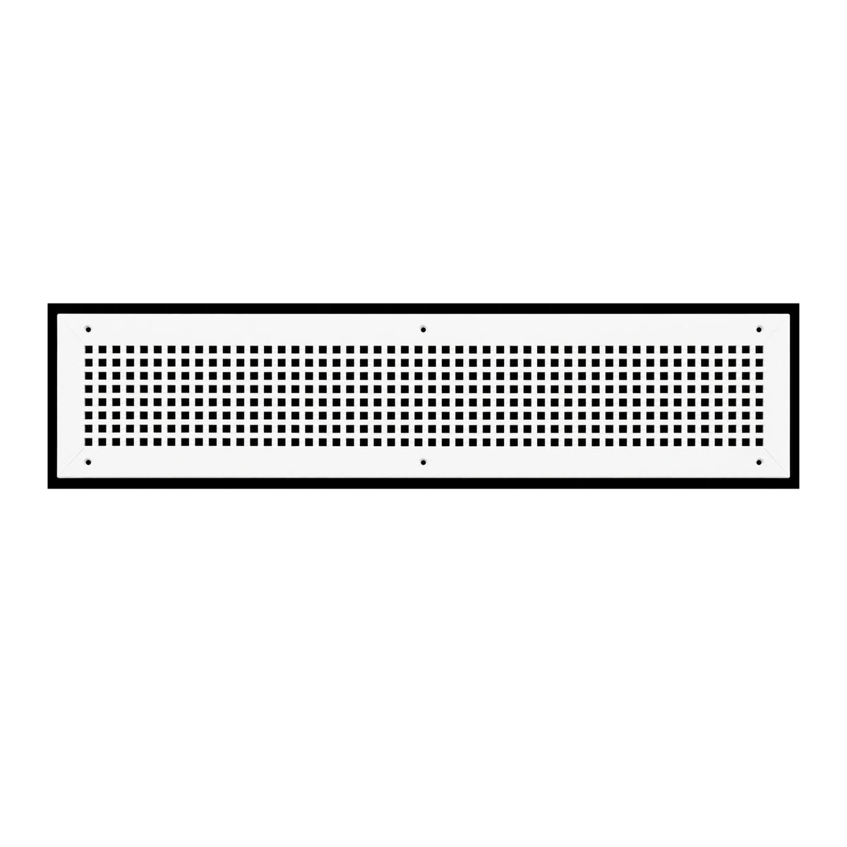 Mosaïque 6"x20" Aluminium moulé lourd RETOUR D'AIR | Revêtement en poudre