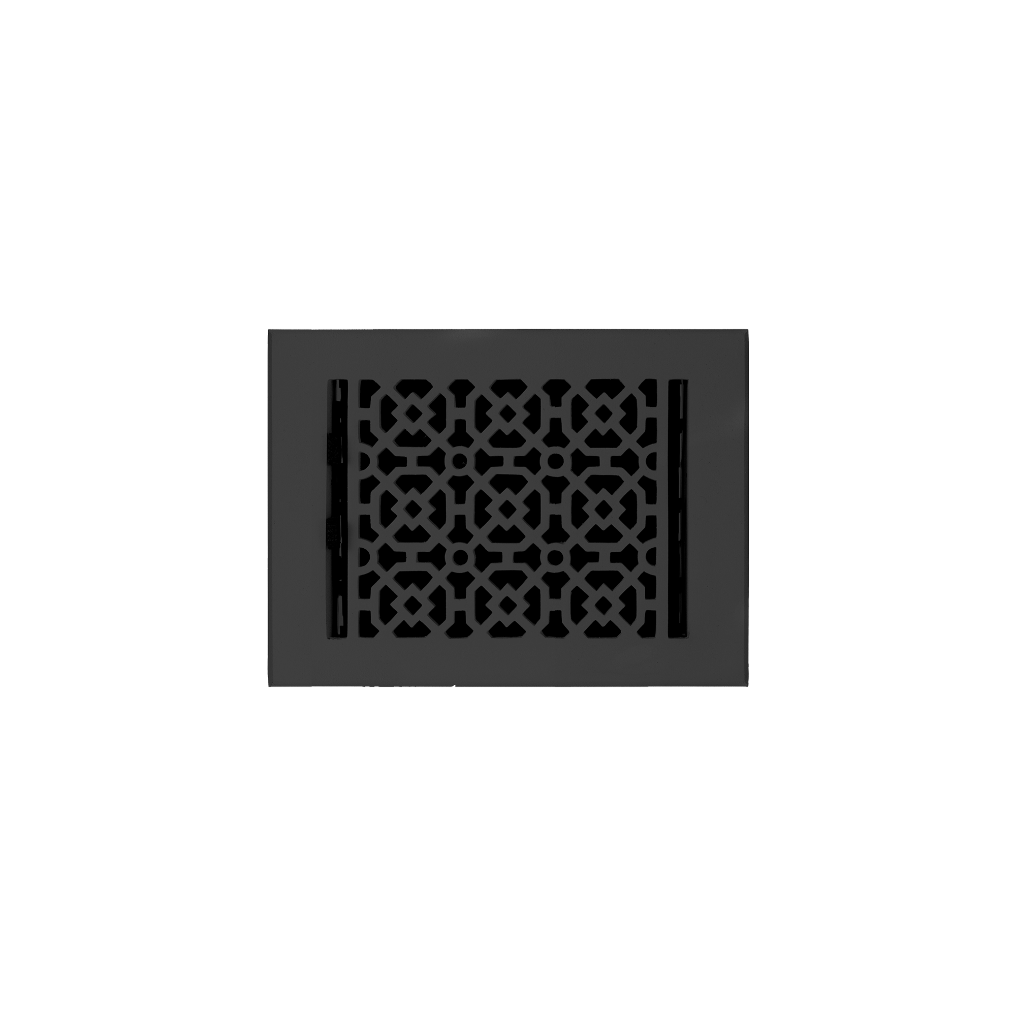 Achtek 6"x8" Solid Cast Aluminum Air Supply louvered Vent | Powder Coated