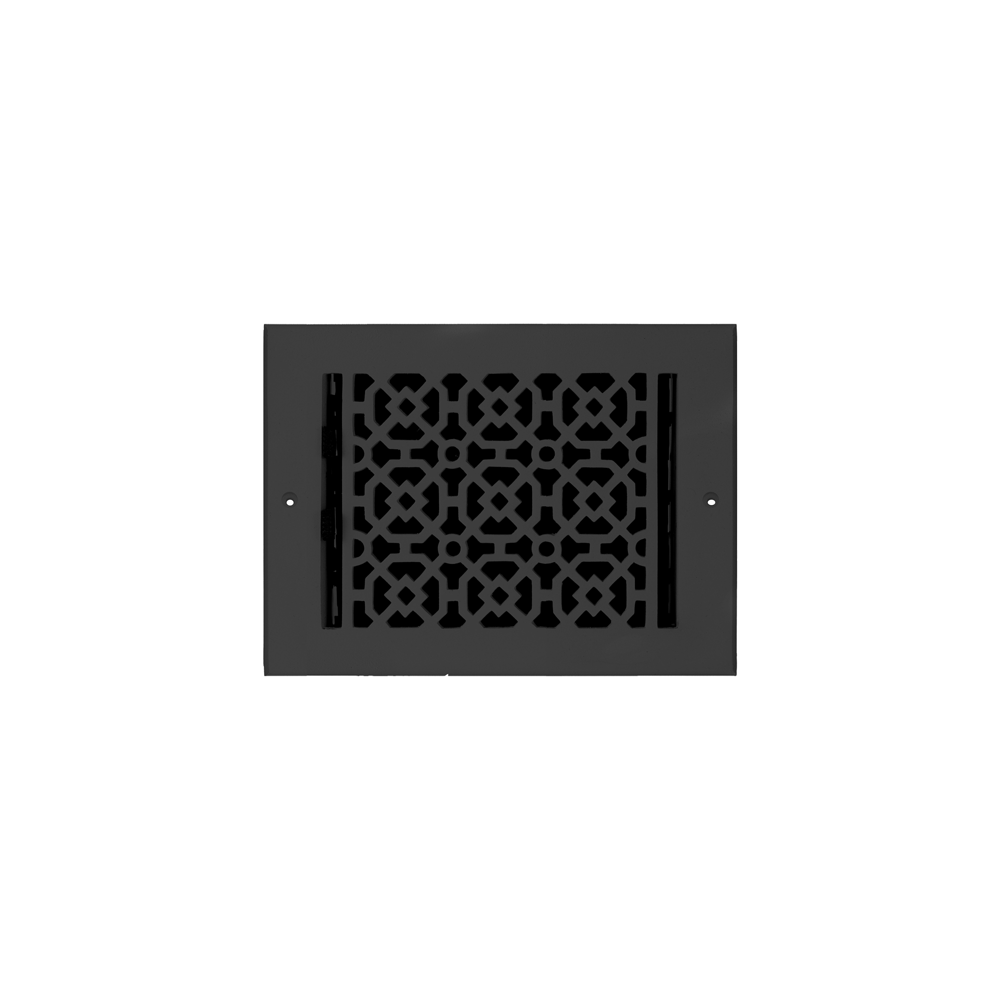 Achtek 6"x8" Solid Cast Aluminum Air Supply louvered Vent | Powder Coated