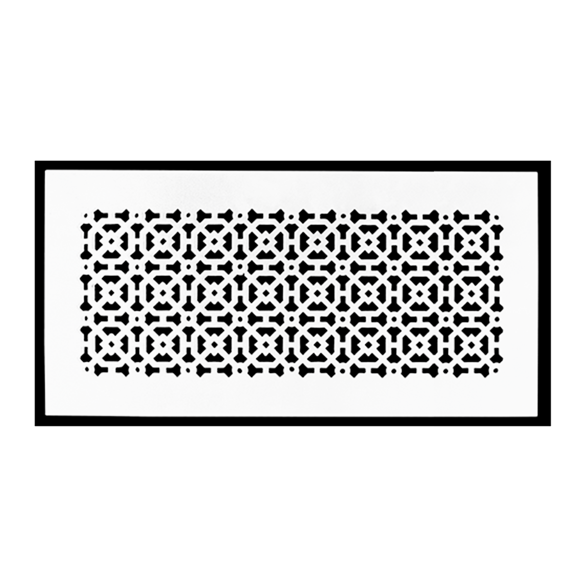 Achtek 8"x18" Heavy Cast Aluminum AIR RETURN | Powder Coated