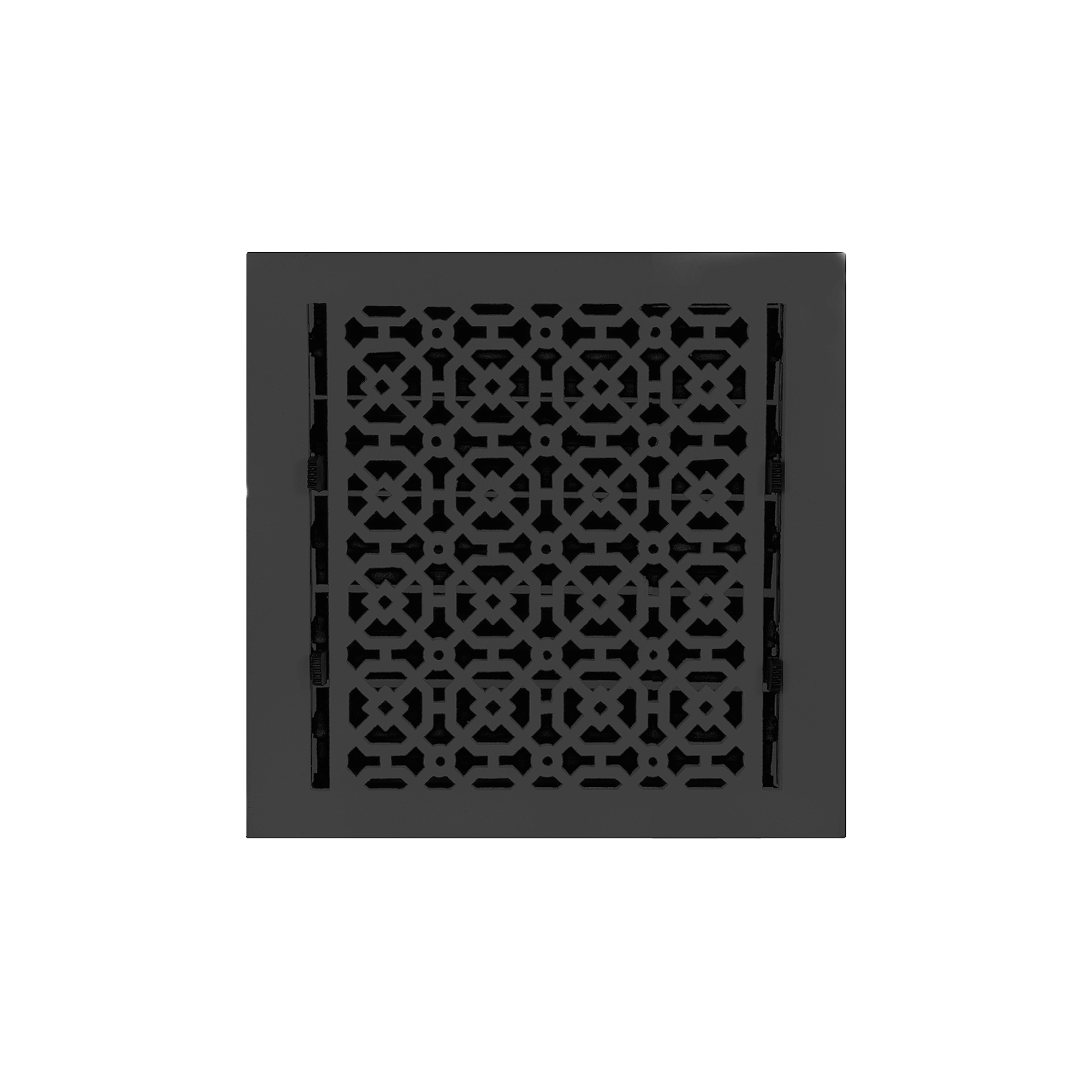 Achtek 9"x9" Solid Cast Aluminum Air Supply louvered Vent Powder Coated