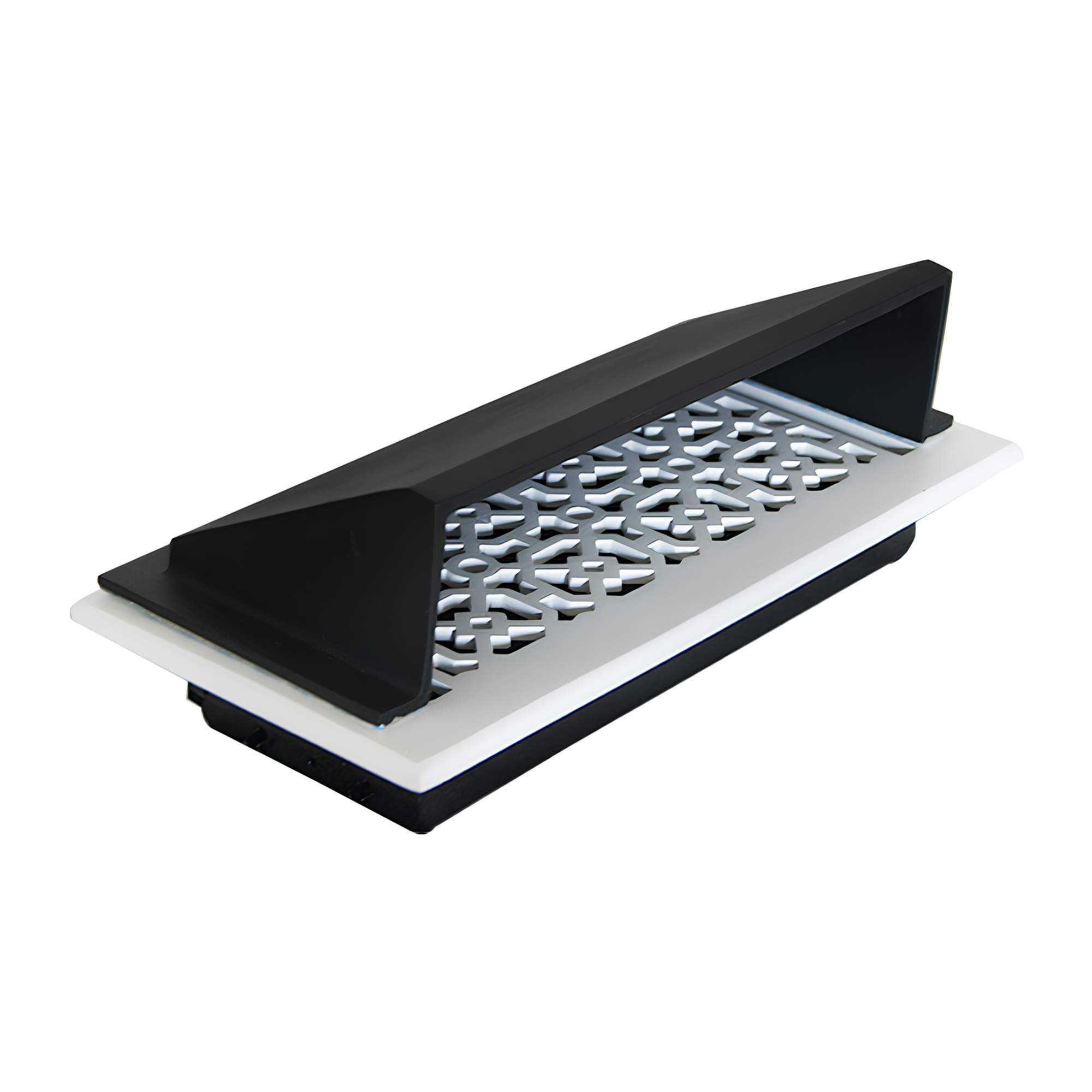 Déflecteur en métal massif 4"x10" en fonte d'aluminium incassable | Déflecteur d'air et de chaleur