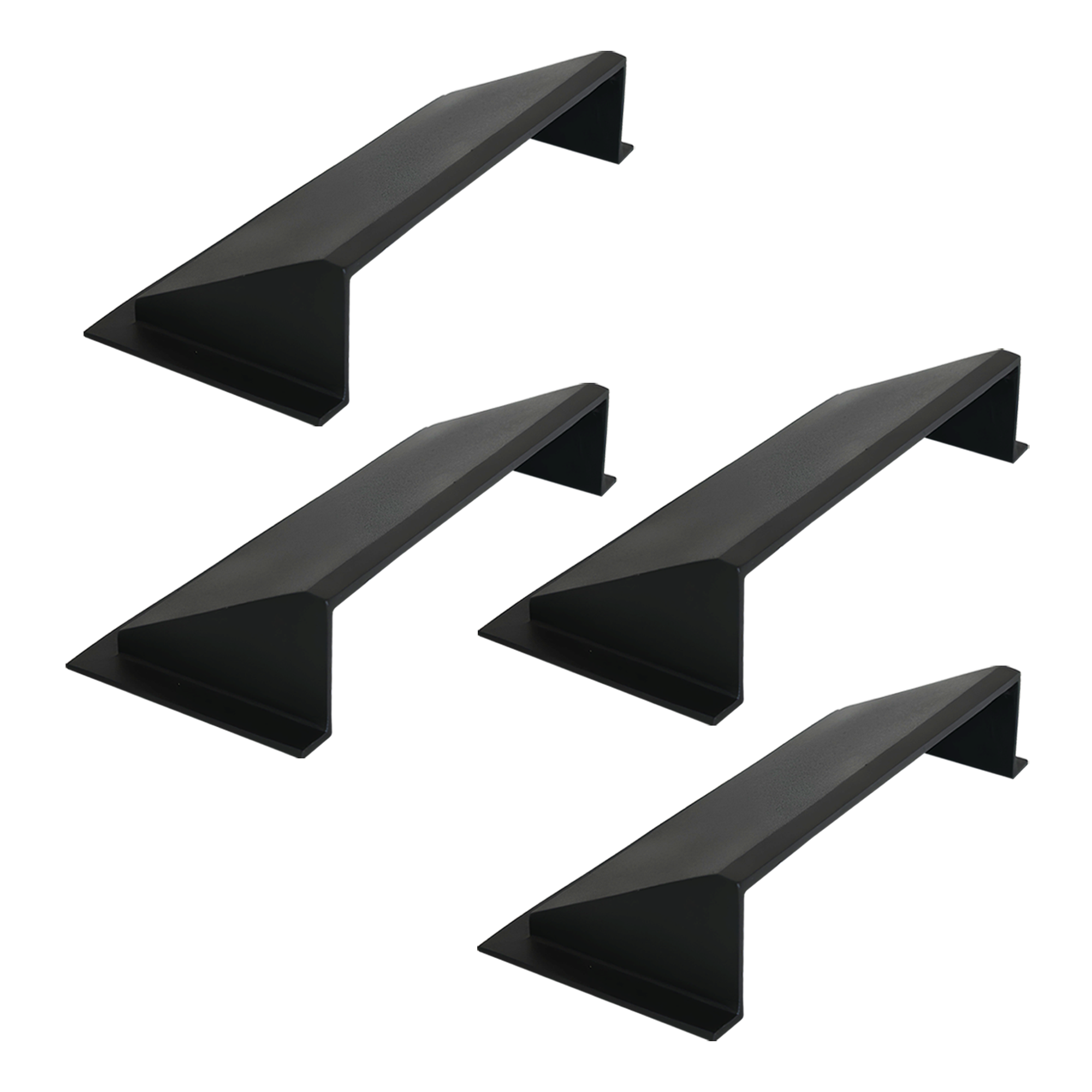 PACK of 4 Solid Metal Deflector 4"x10" Unbreakable Cast Aluminum | Air & Heat Diverter