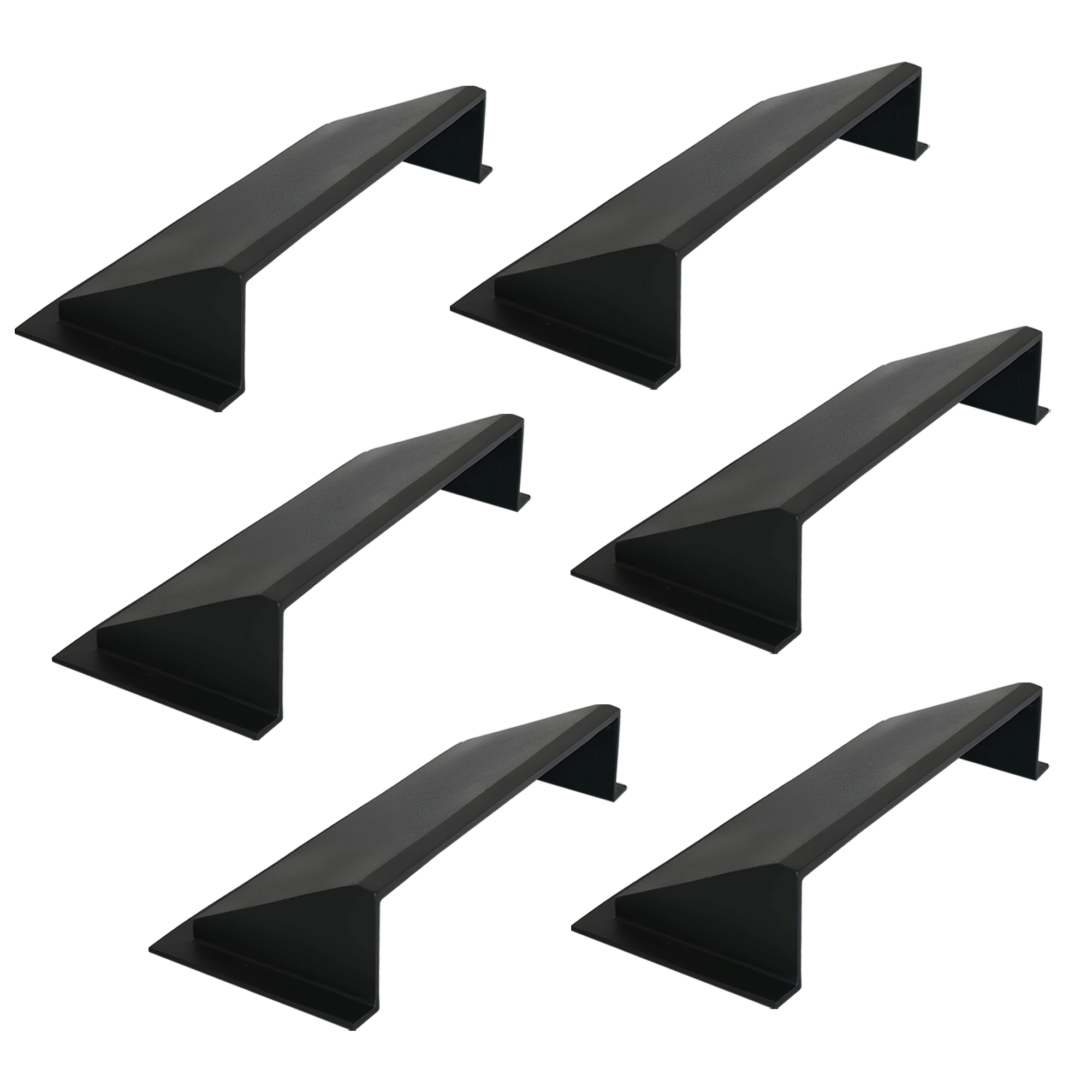 PACK of 6 Solid Metal Deflector 4"x10" Unbreakable Cast Aluminum | Air & Heat Diverter