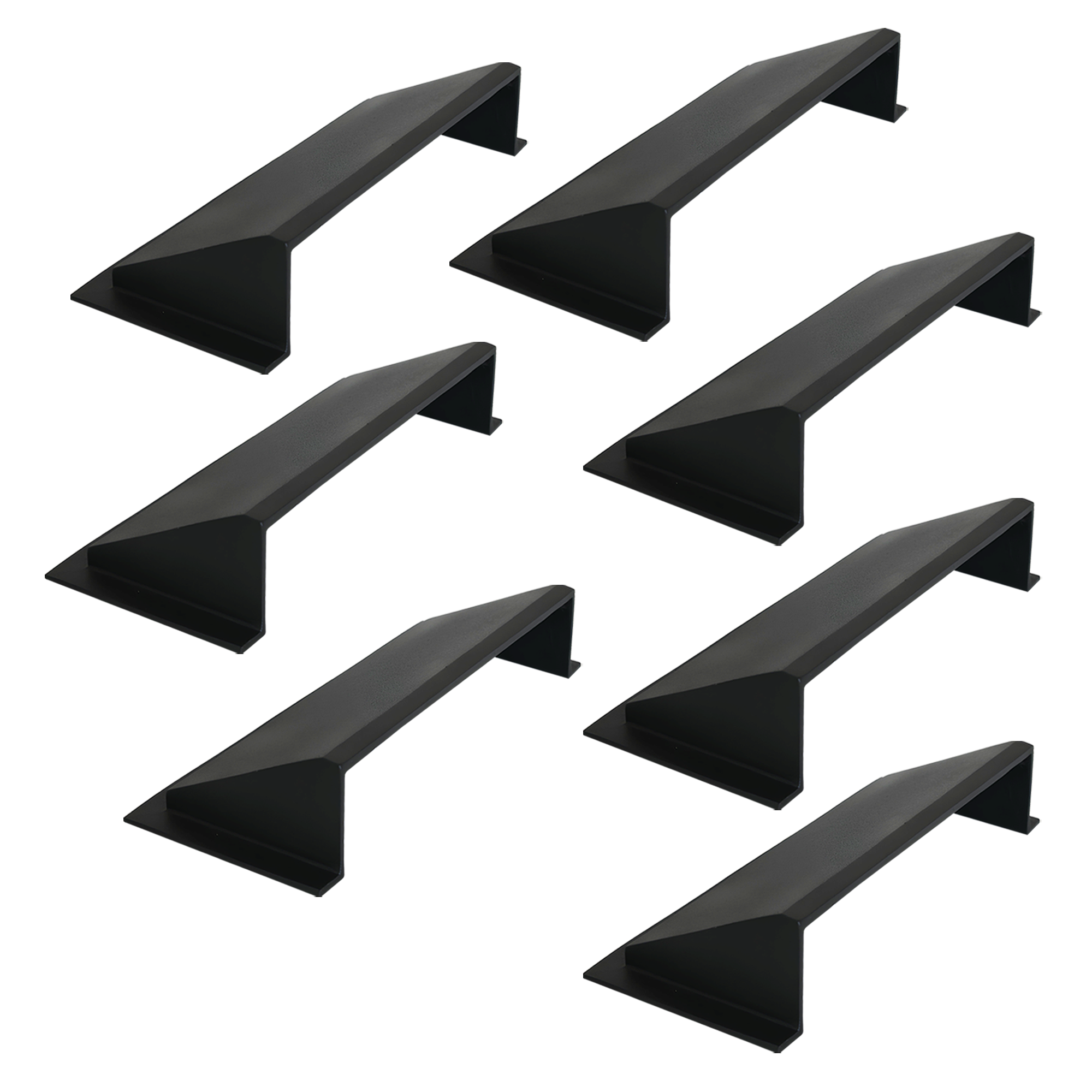 PACK of 7 Solid Metal Deflector 4"x10" Unbreakable Cast Aluminum | Air & Heat Diverter