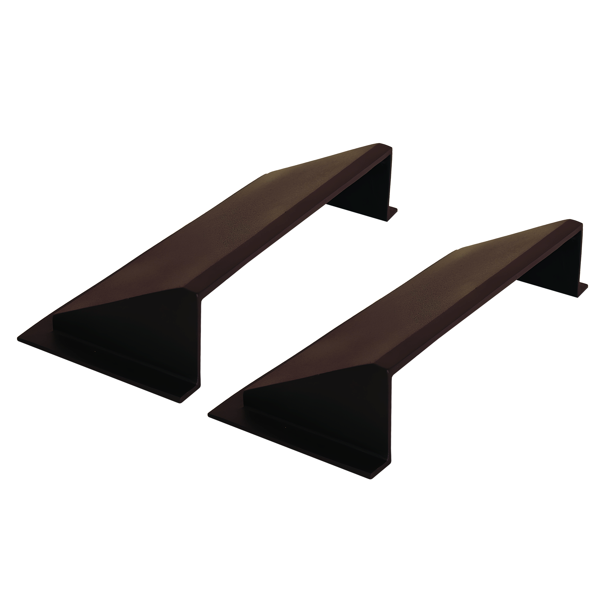 PACK of 2 Solid Metal Deflector 4"x10" Unbreakable Cast Aluminum | Air & Heat Diverter