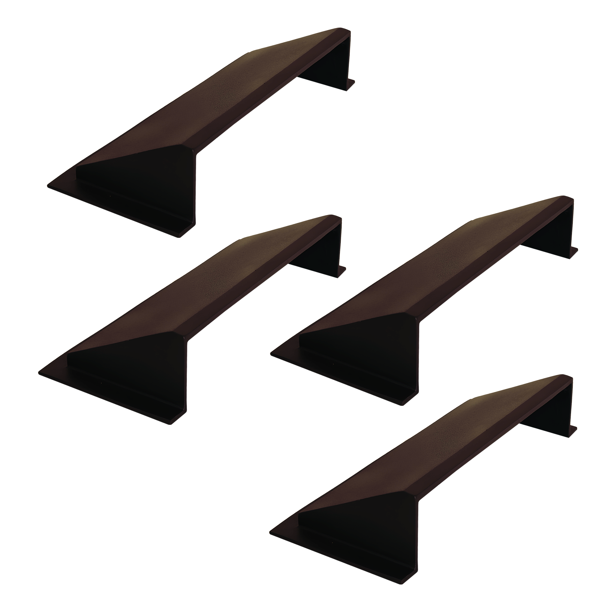 PACK of 3 Solid Metal Deflector 4"x10" Unbreakable Cast Aluminum | Air & Heat Diverter