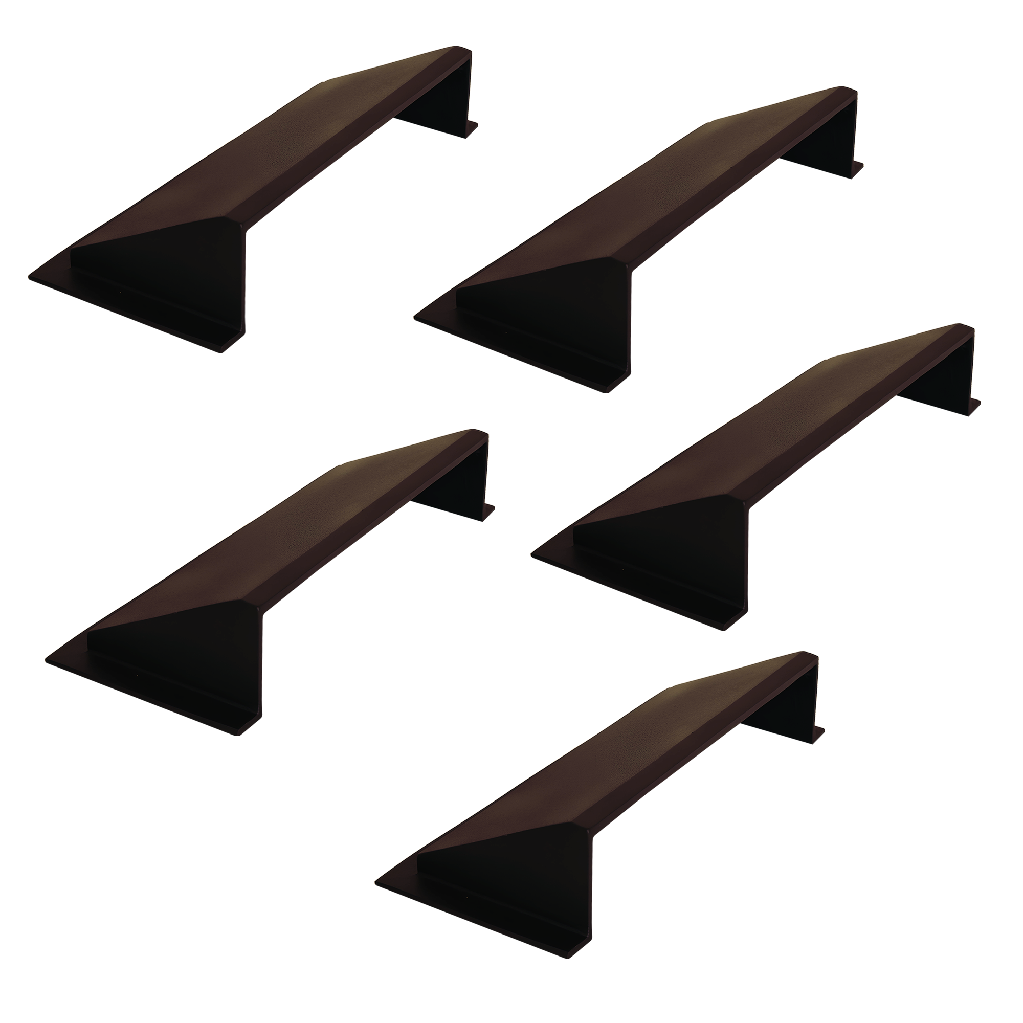 PACK of 5 Solid Metal Deflector 4"x10" Unbreakable Cast Aluminum | Air & Heat Diverter