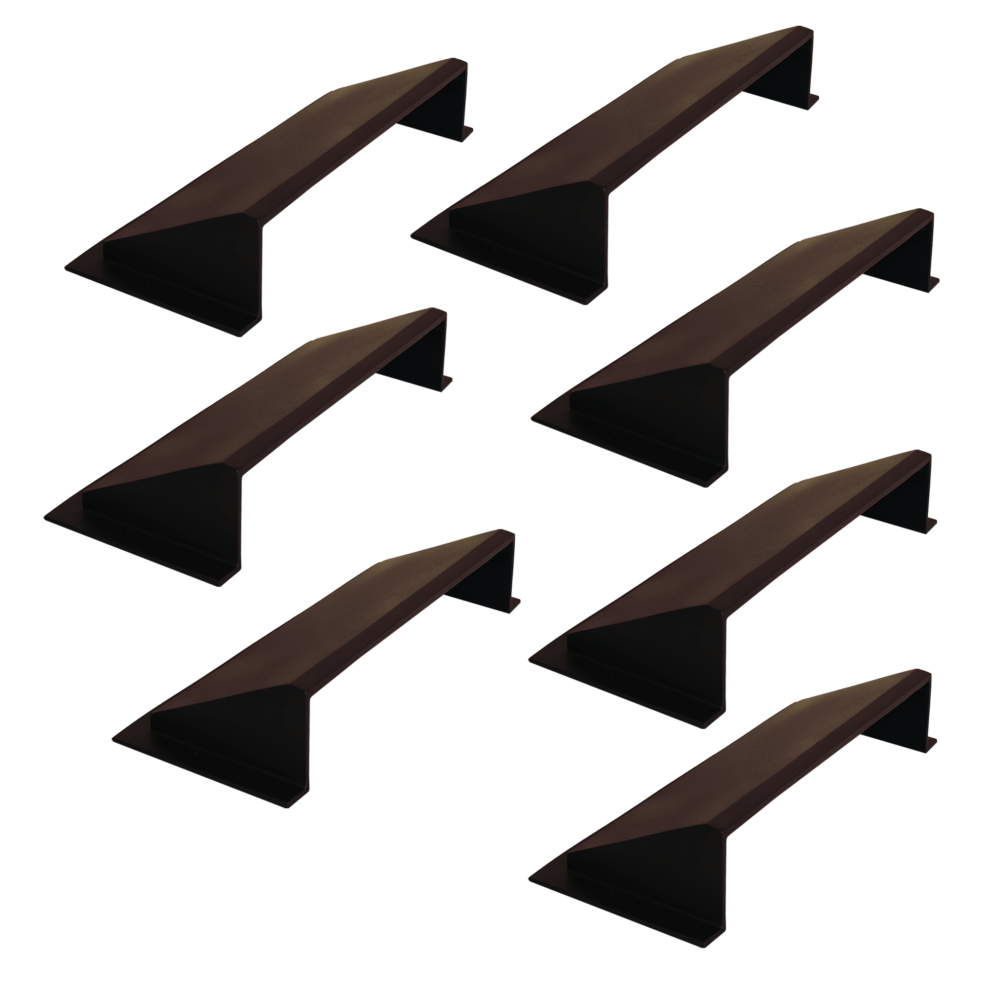 PACK of 7 Solid Metal Deflector 4"x10" Unbreakable Cast Aluminum | Air & Heat Diverter