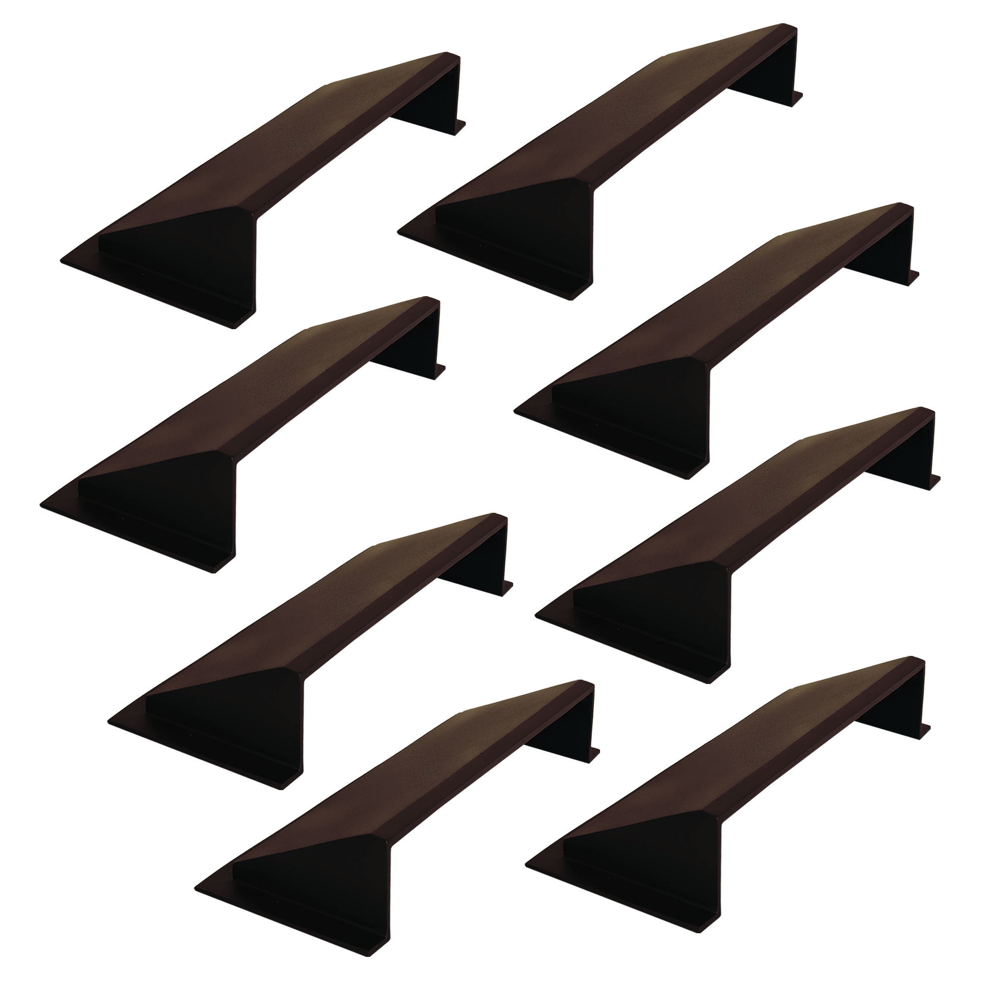 PACK of 8 Solid Metal Deflector 4"x10" Unbreakable Cast Aluminum | Air & Heat Diverter