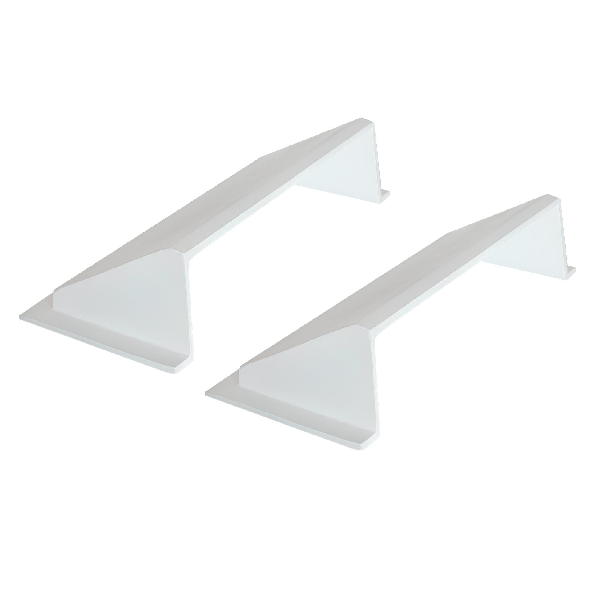 Déflecteur en métal massif 4"x10" en fonte d'aluminium incassable | Déflecteur d'air et de chaleur