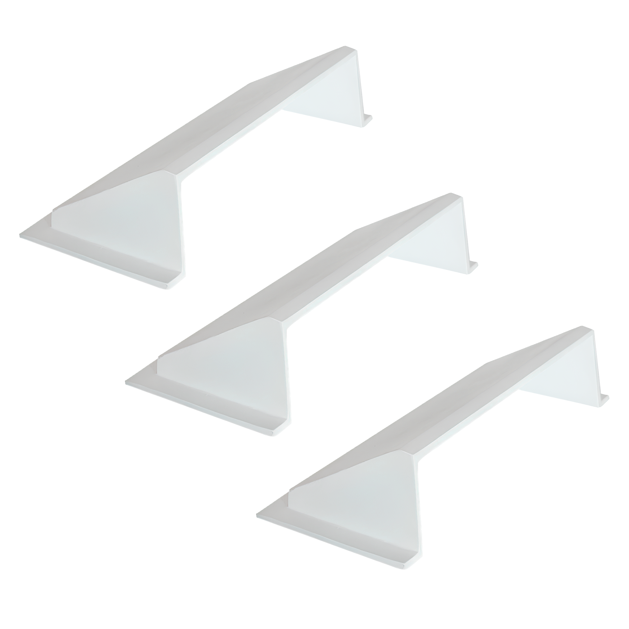 Déflecteur en métal massif 4"x10" en fonte d'aluminium incassable | Déflecteur d'air et de chaleur