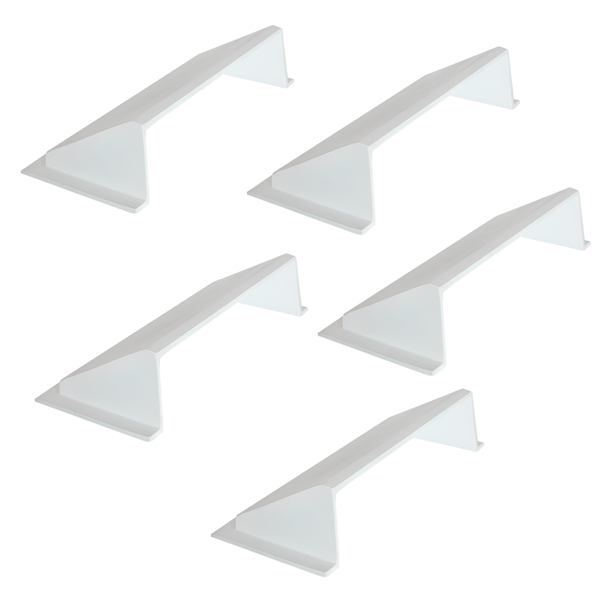 Déflecteur en métal massif 4"x10" en fonte d'aluminium incassable | Déflecteur d'air et de chaleur