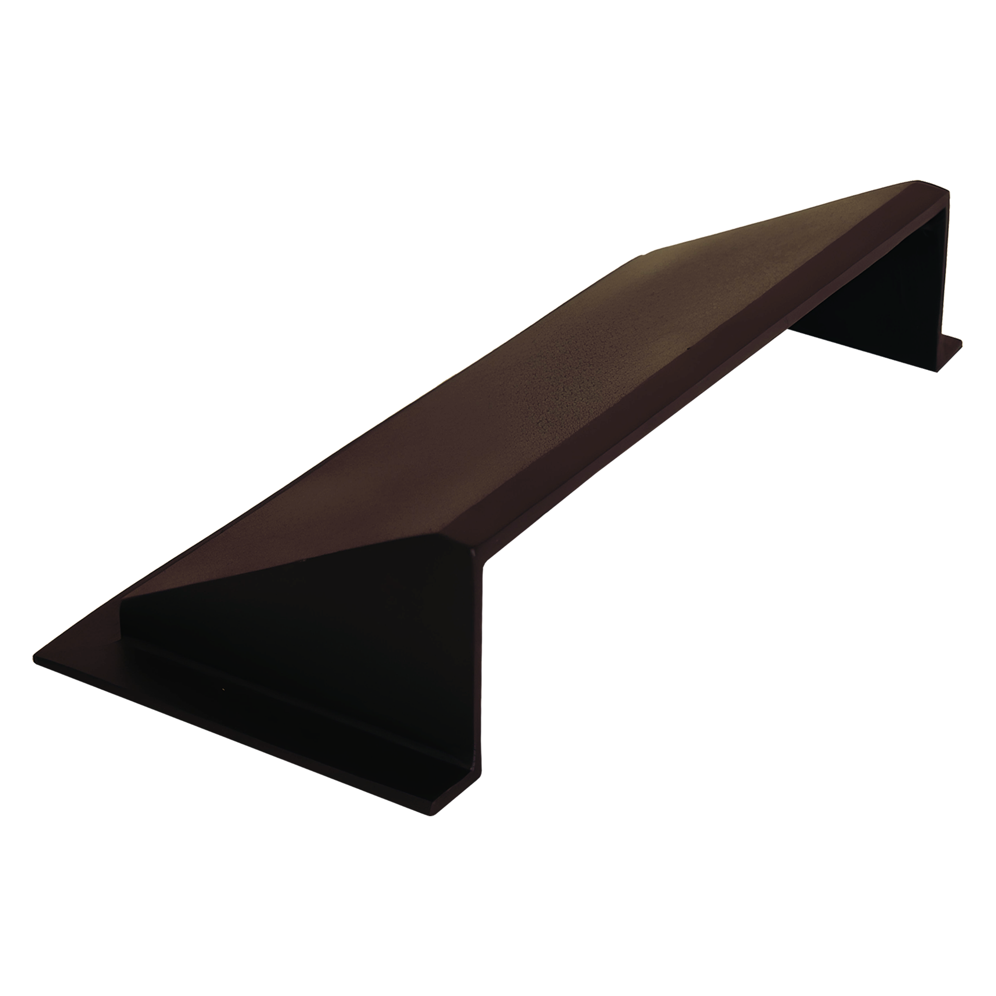 Déflecteur en métal massif 4"x14" en fonte d'aluminium incassable | Déflecteur d'air et de chaleur