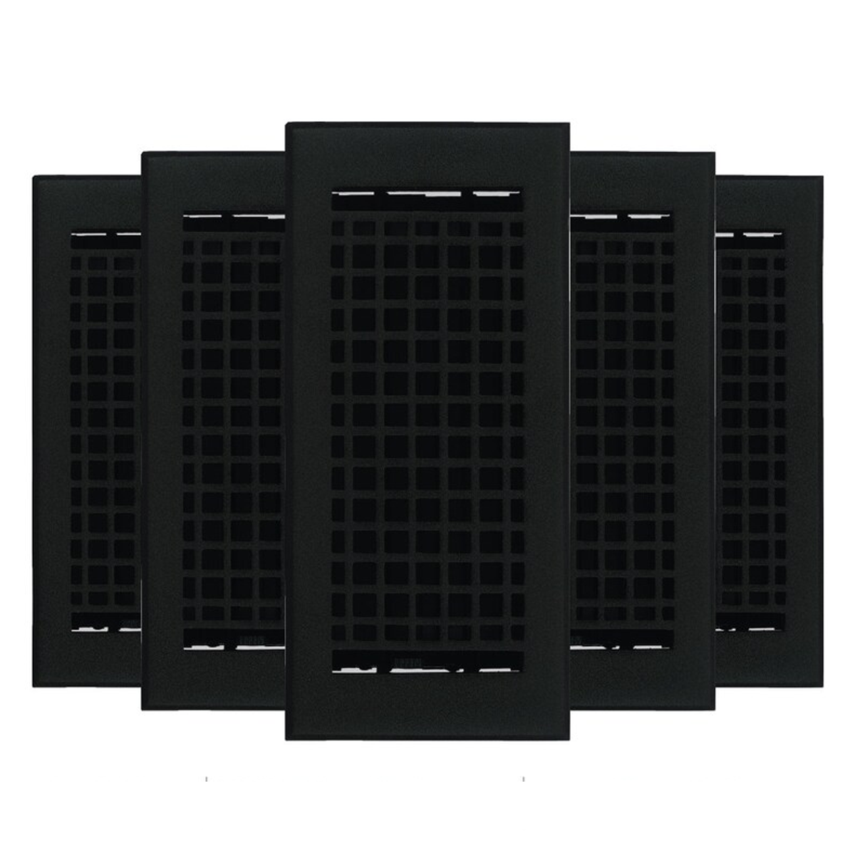 2 to 5 PACK 4"x10" Mosaic Walkable FLOOR Solid Cast Aluminum Air Supply louvered  Powder Coated