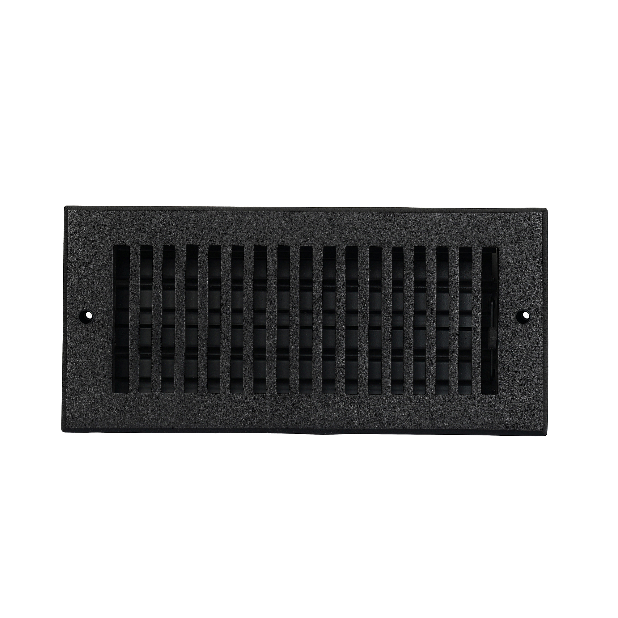 Grille d'aération élégante en aluminium moulé massif de 6" x 12" avec persiennes | Revêtement en poudre