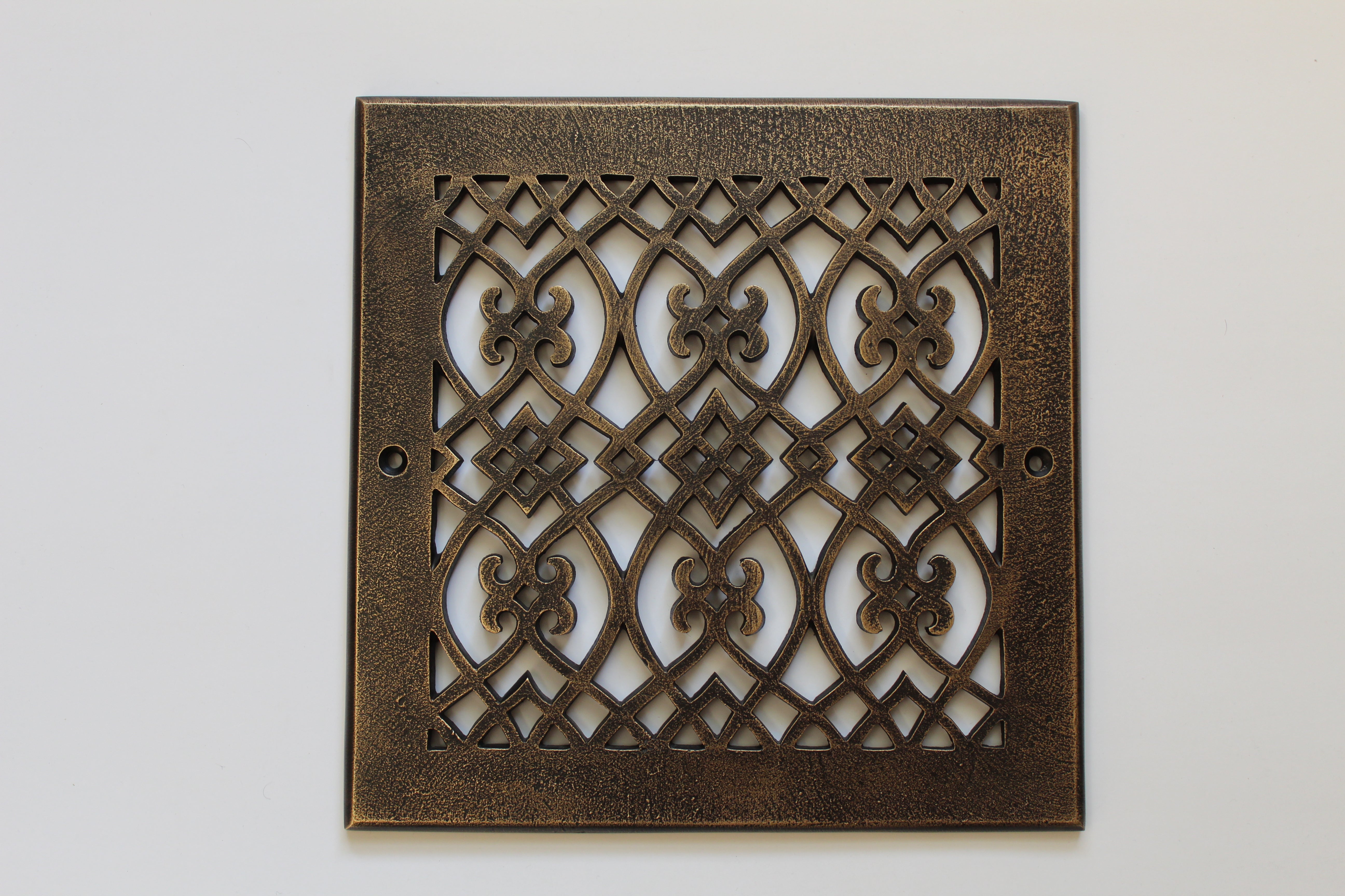 Custom size Handmade Solid Cast Bronze Air Return Grate Cover