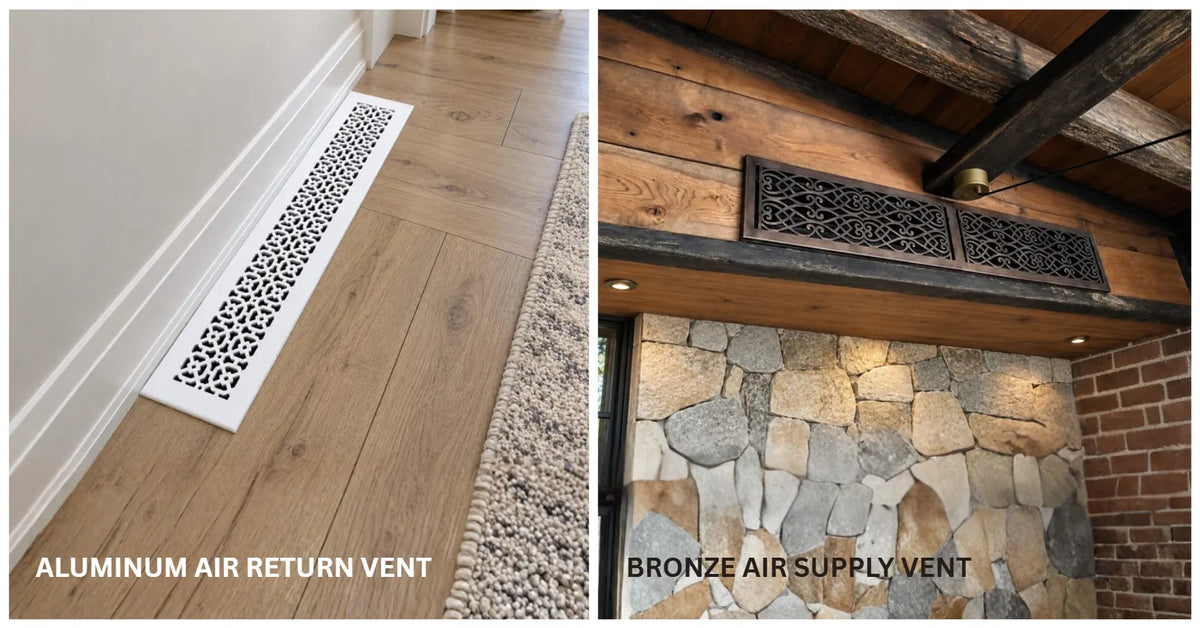 Comparing Aluminum and Bronze Vents: Which Option Suits You Best?