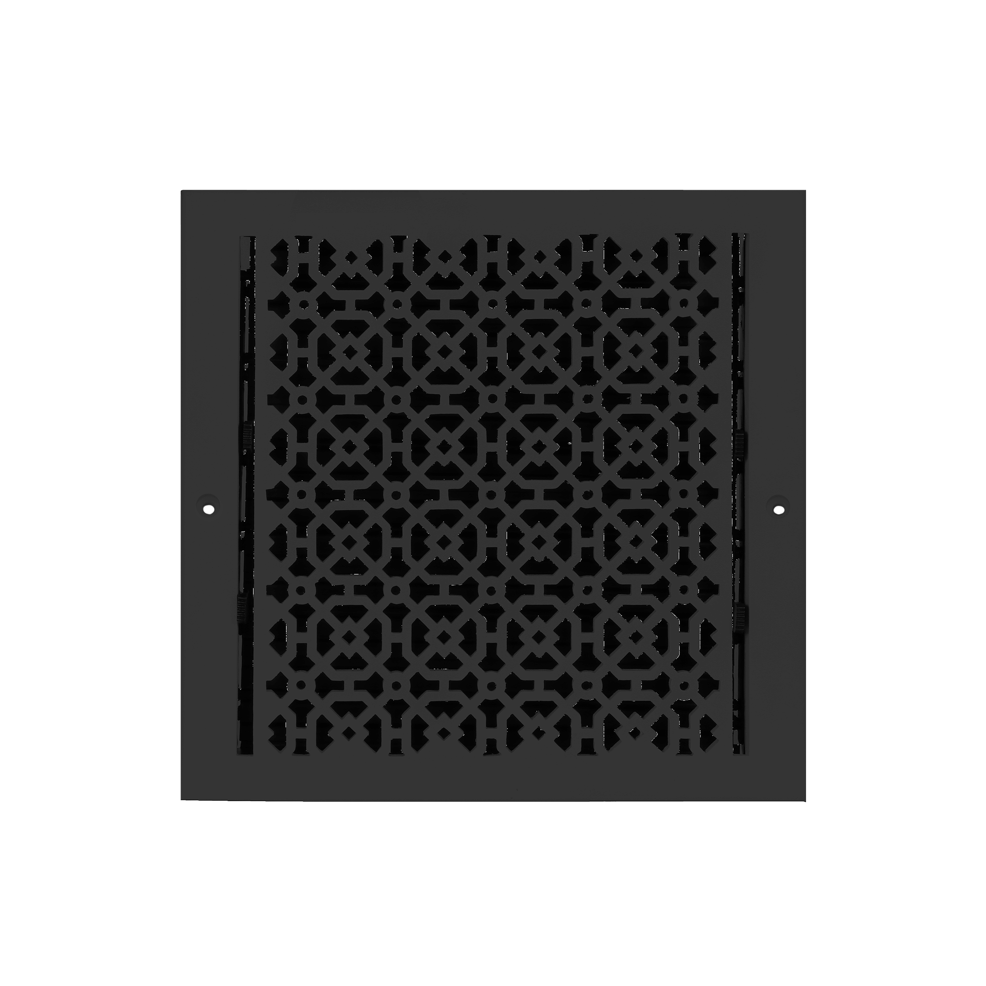 Achtek 12"x12" Solid Cast Aluminum Air Supply louvered Vent | Powder Coated