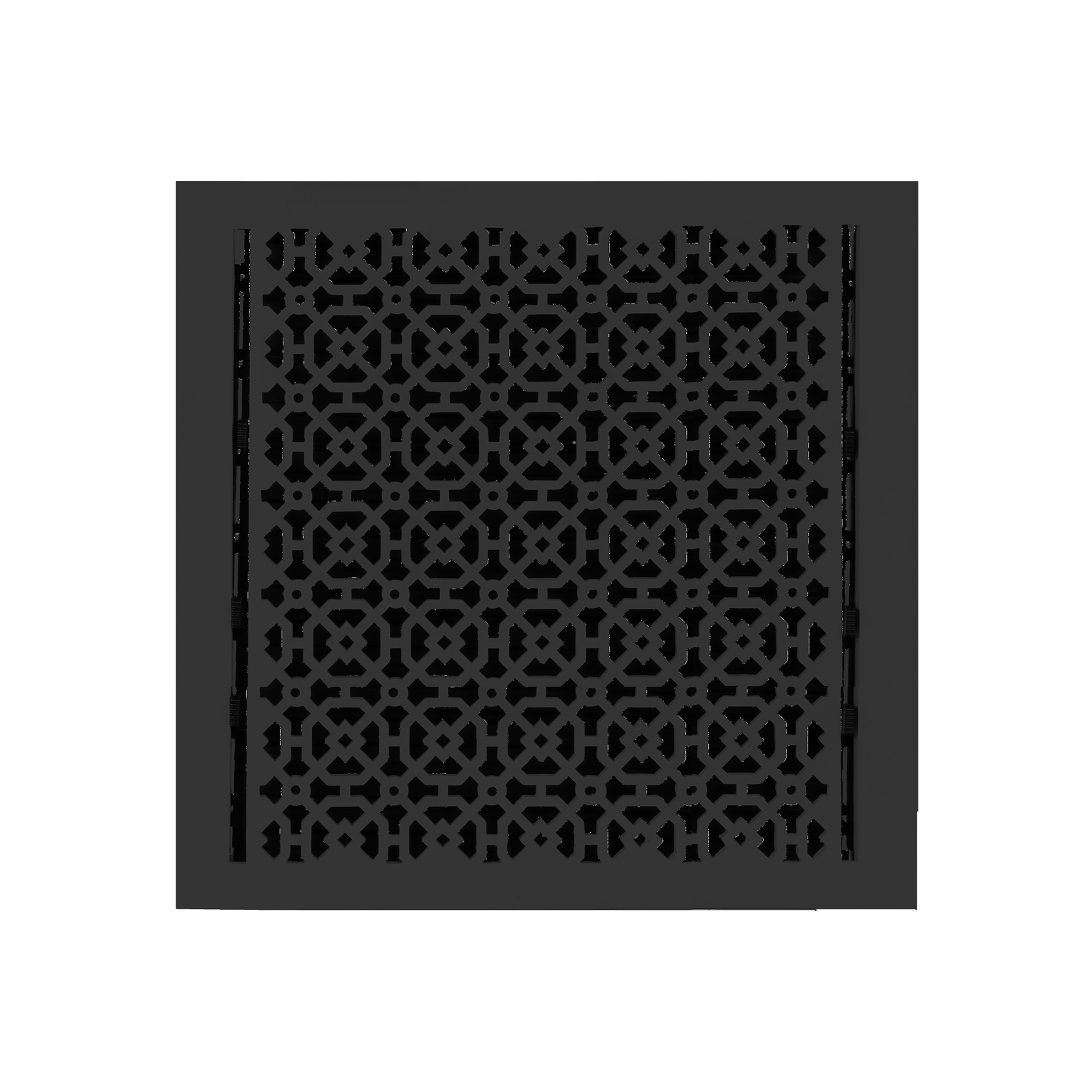 Achtek 14"x14" Solid Cast Aluminum Air Supply louvered Vent | Powder Coated